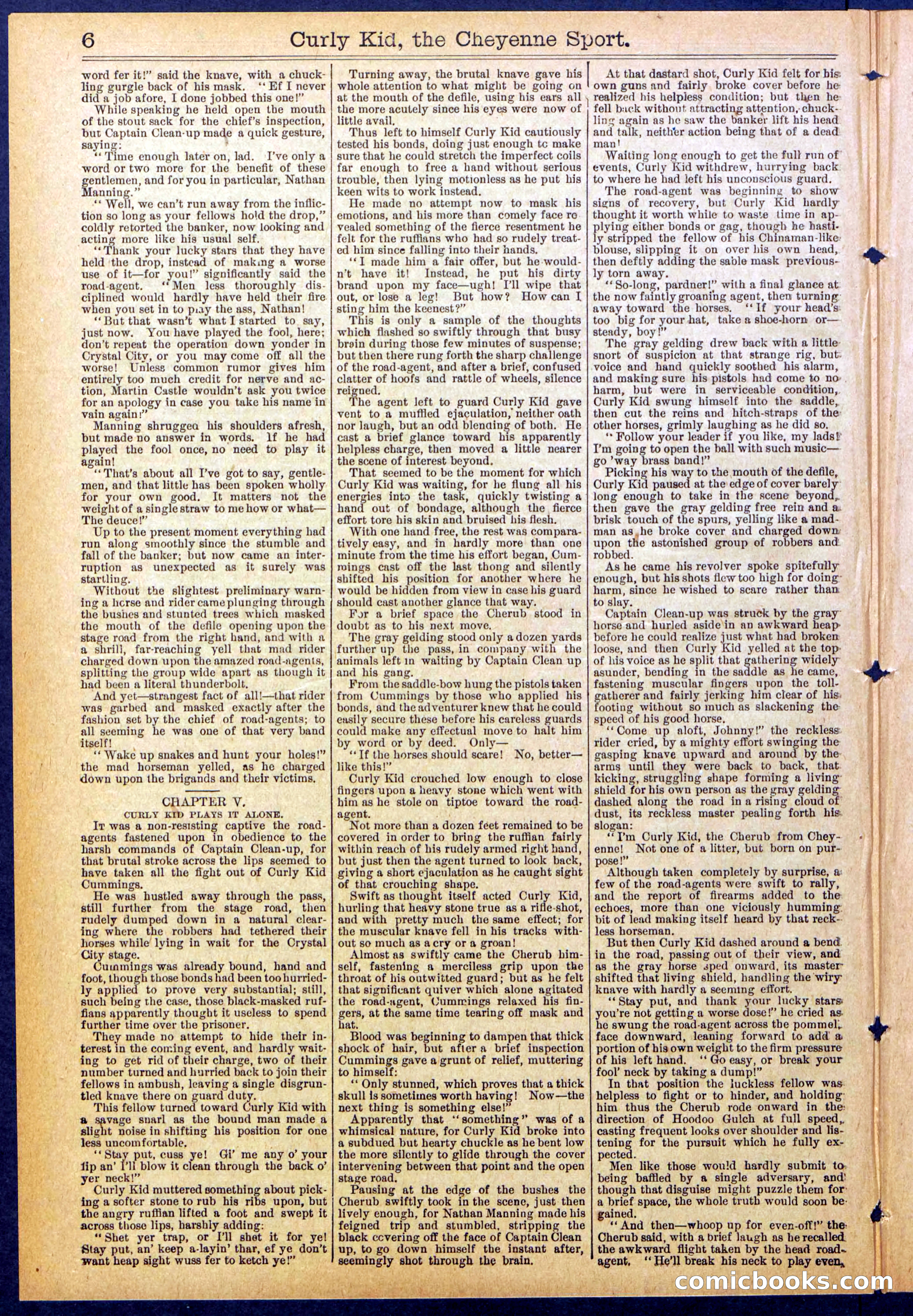 Beadle's New York Dime Library, No. 837 — page 6 of 32