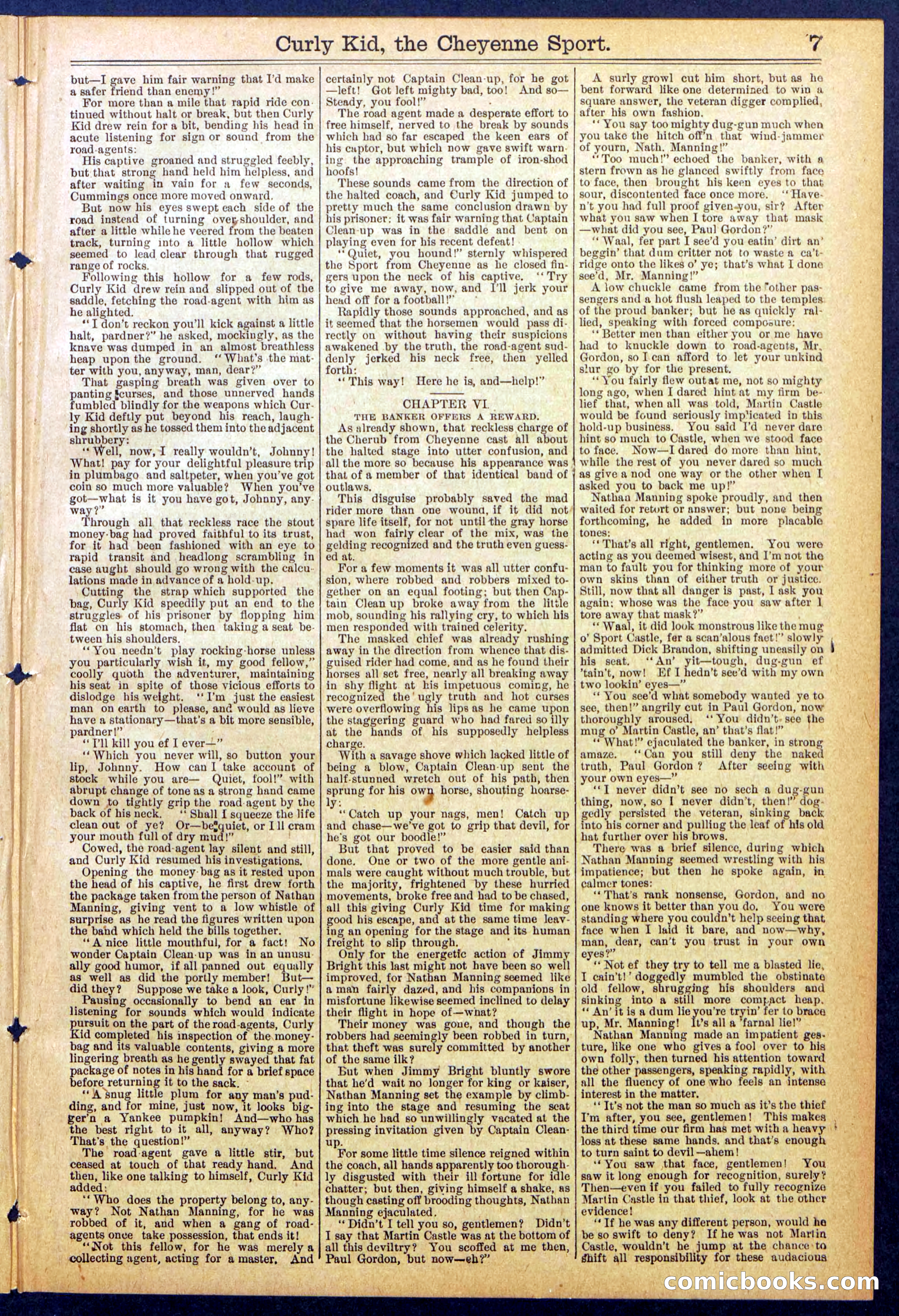 Beadle's New York Dime Library, No. 837 — page 7 of 32