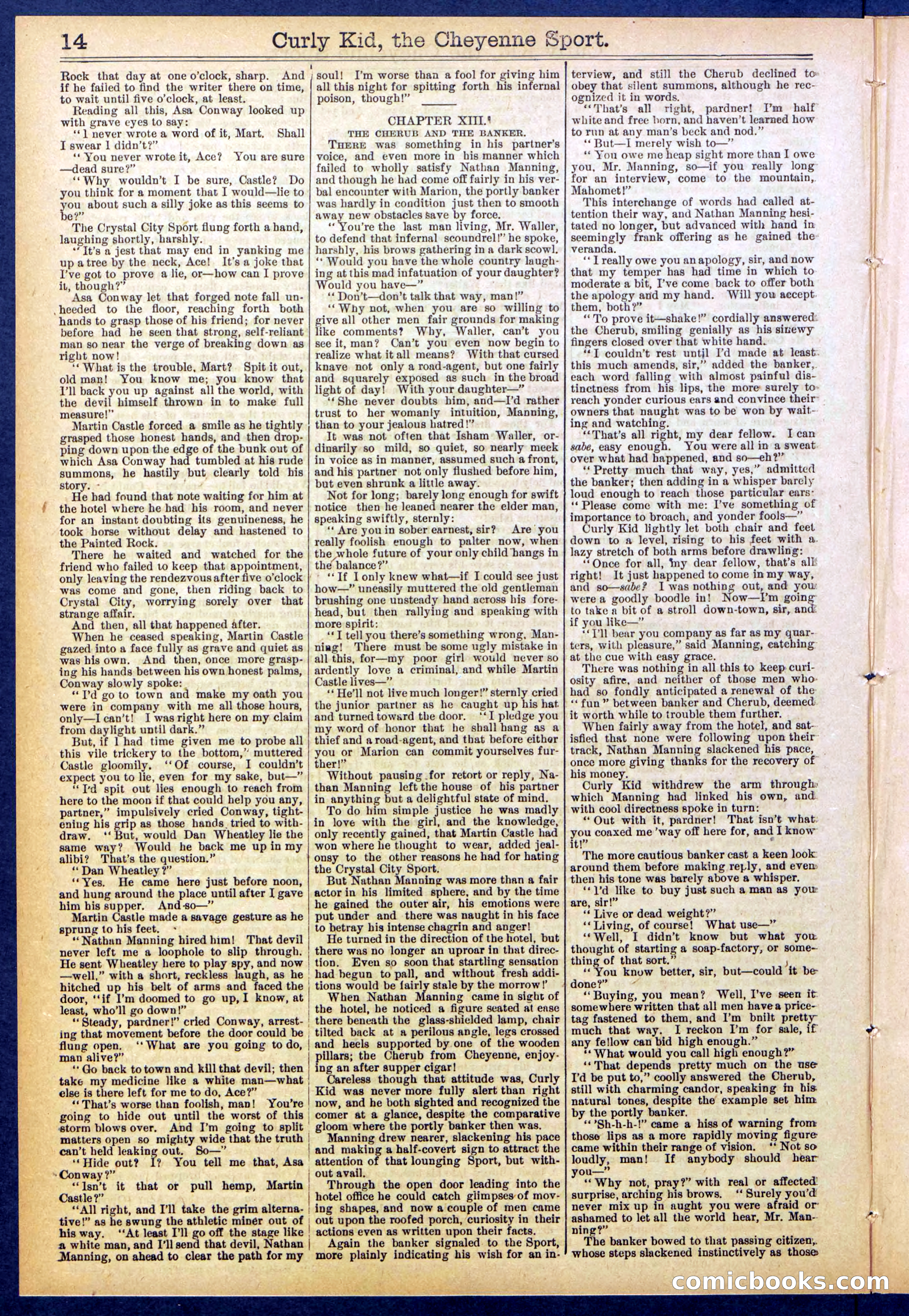 Beadle's New York Dime Library, No. 837 — page 14 of 32