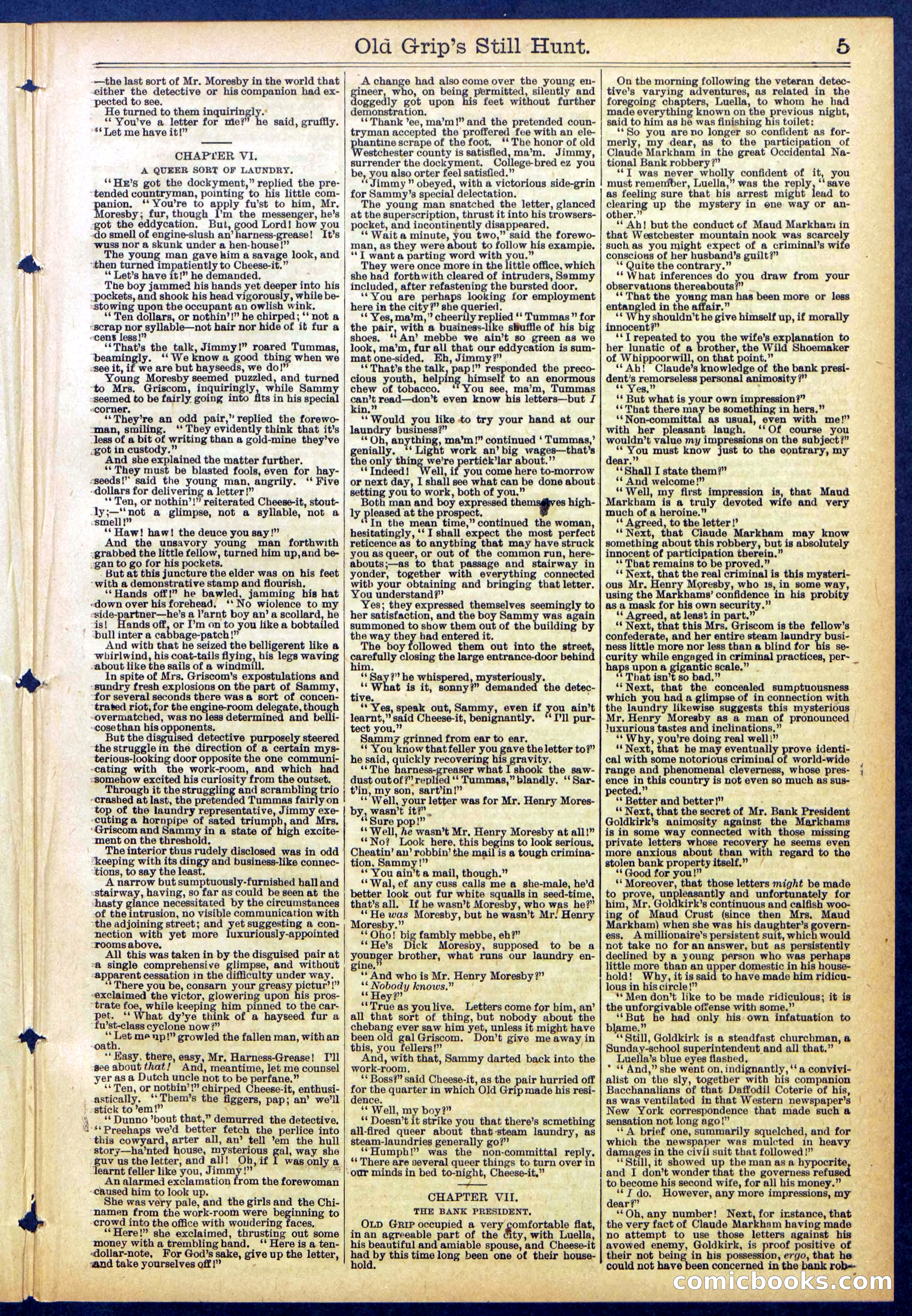 Beadle's New York Dime Library No. 838 — page 5 of 32
