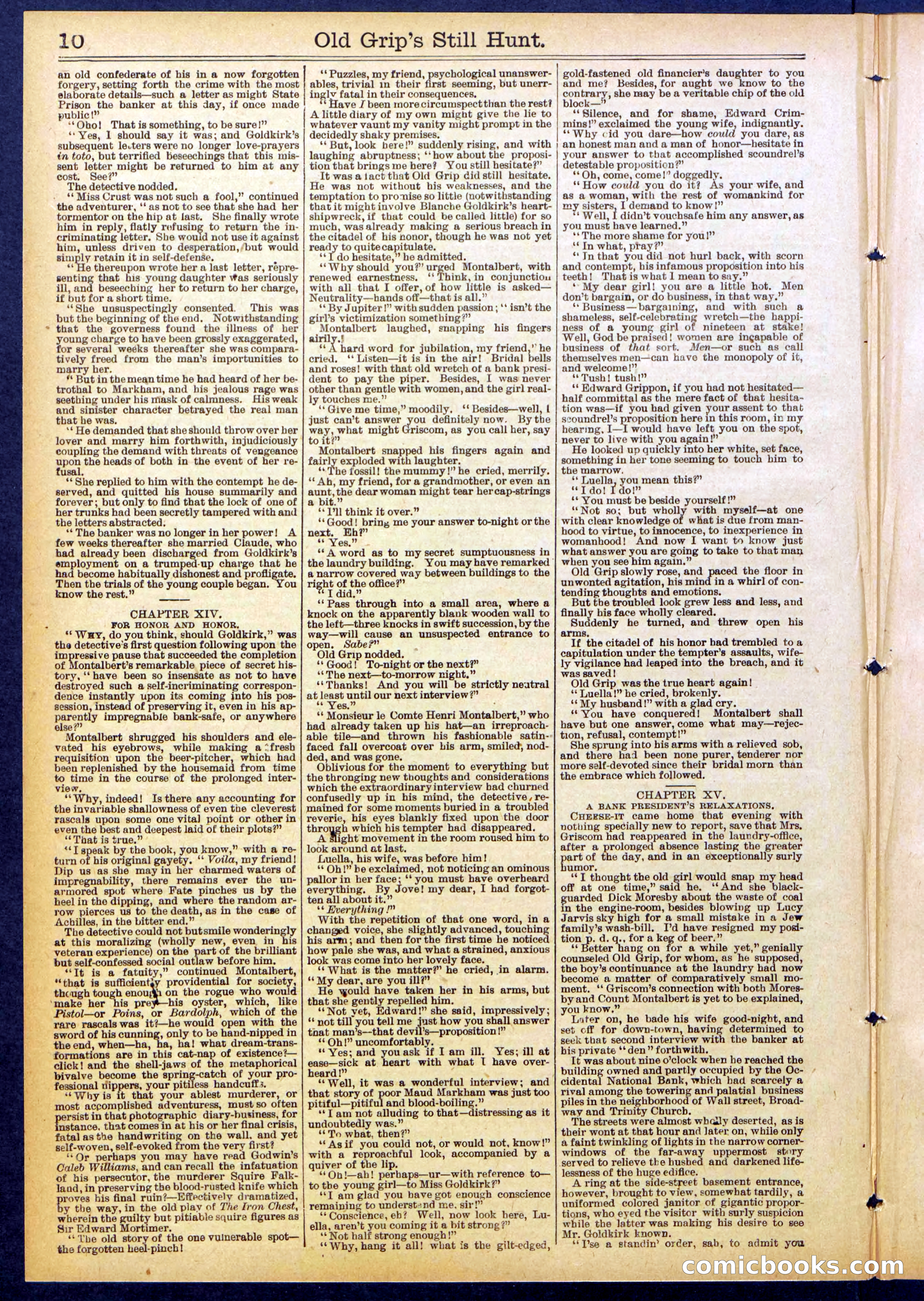 Beadle's New York Dime Library No. 838 — page 10 of 32