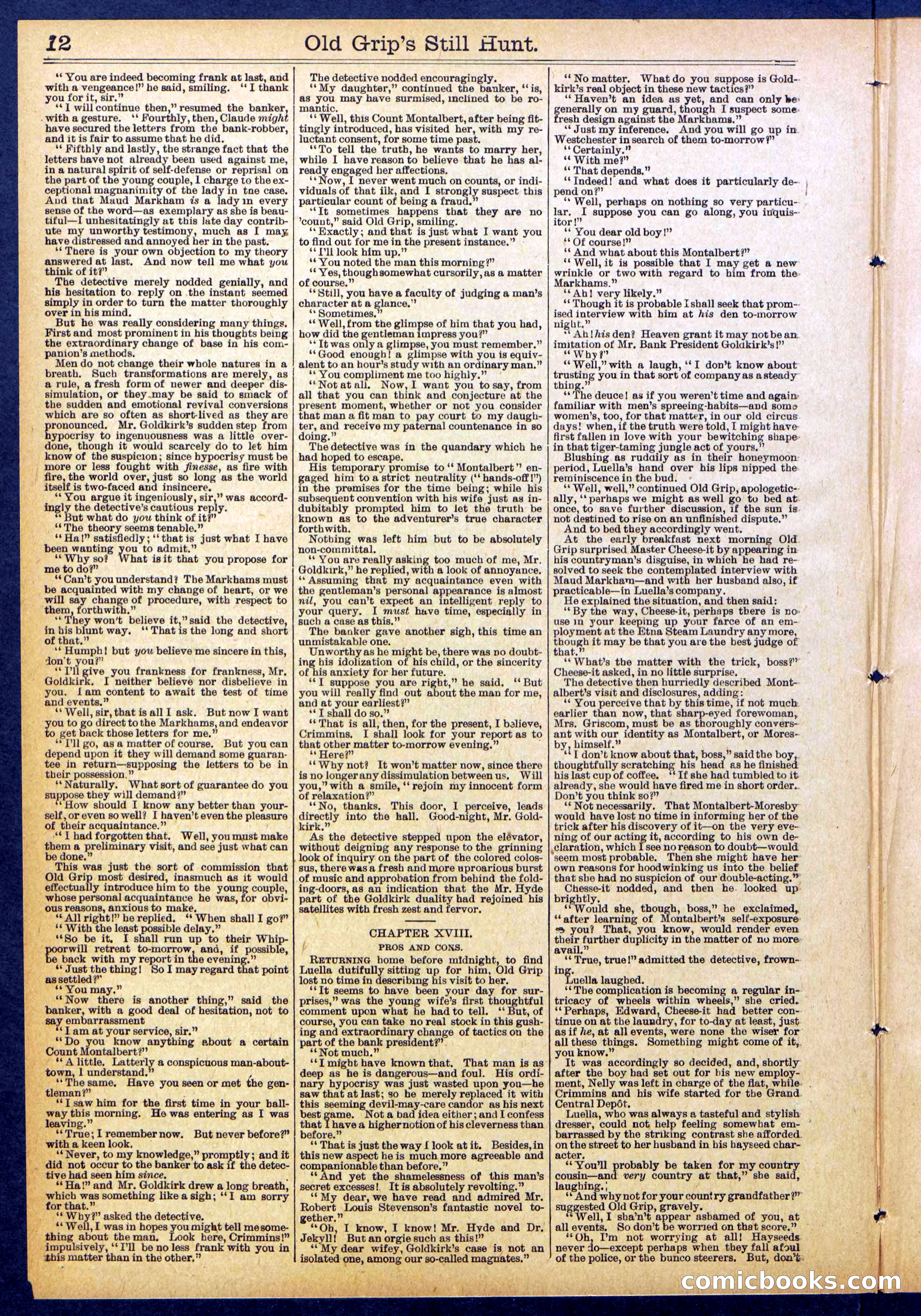 Beadle's New York Dime Library No. 838 — page 12 of 32