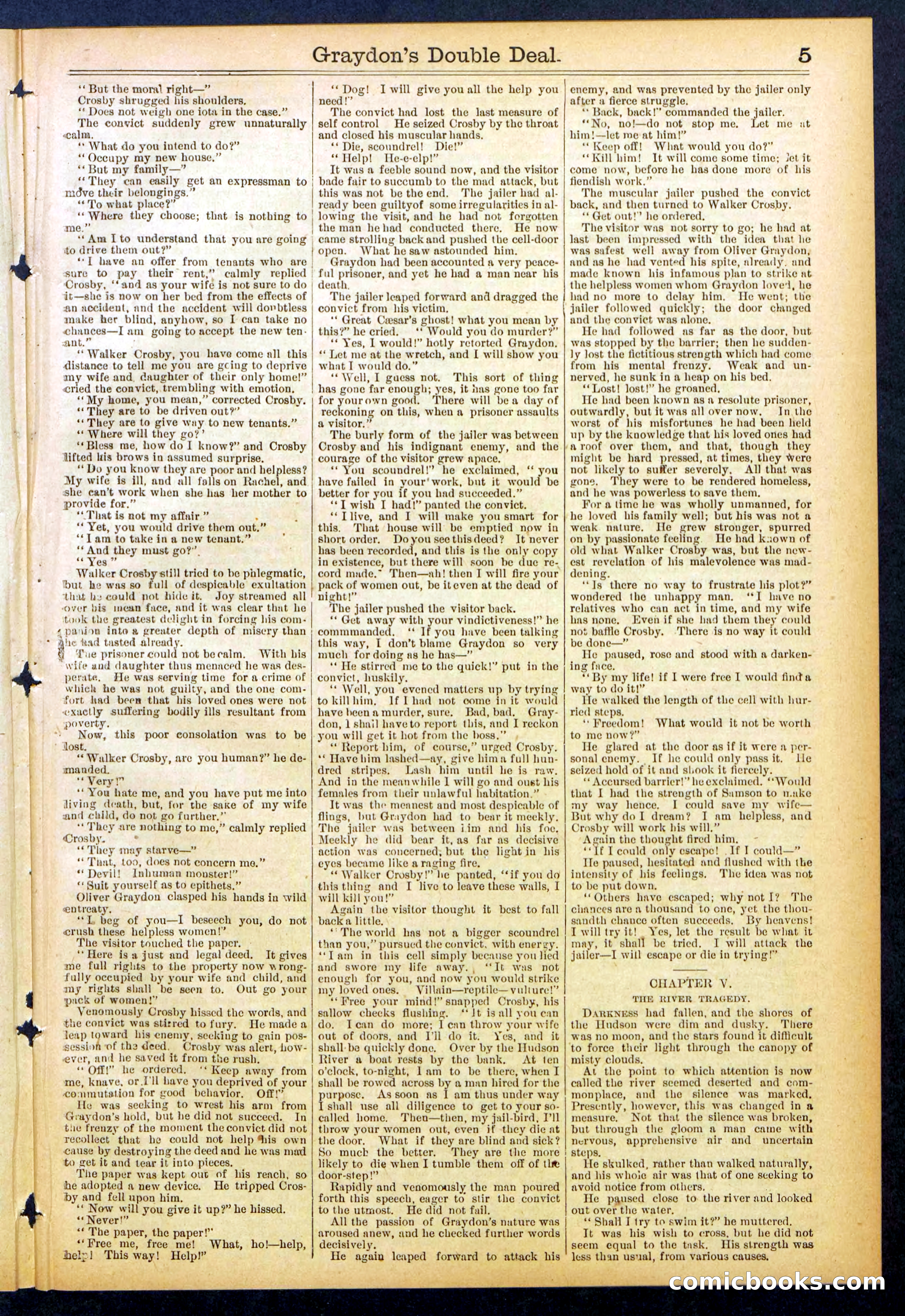 Beadle's Dime Library No. 841 — page 5 of 32