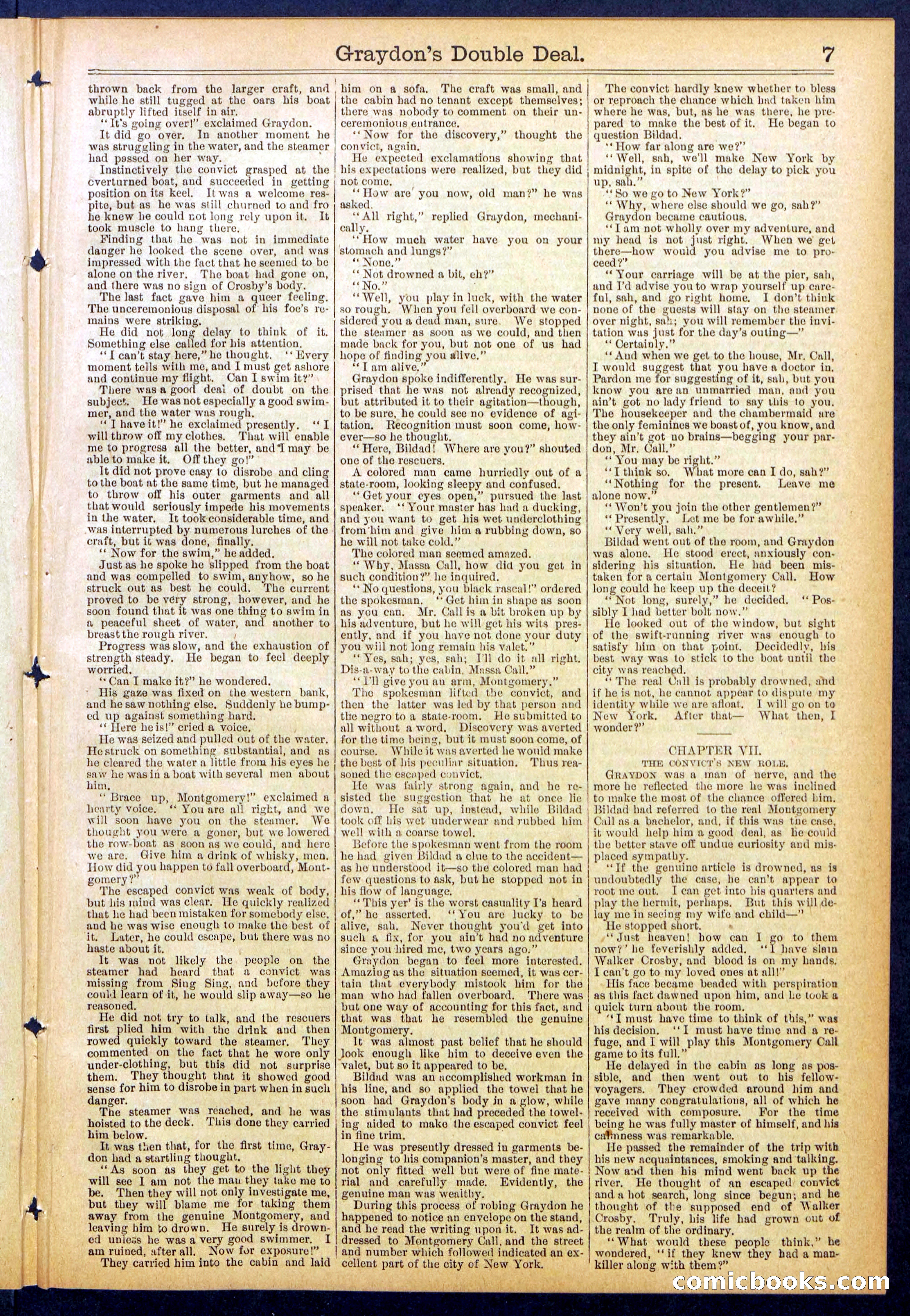 Beadle's Dime Library No. 841 — page 7 of 32