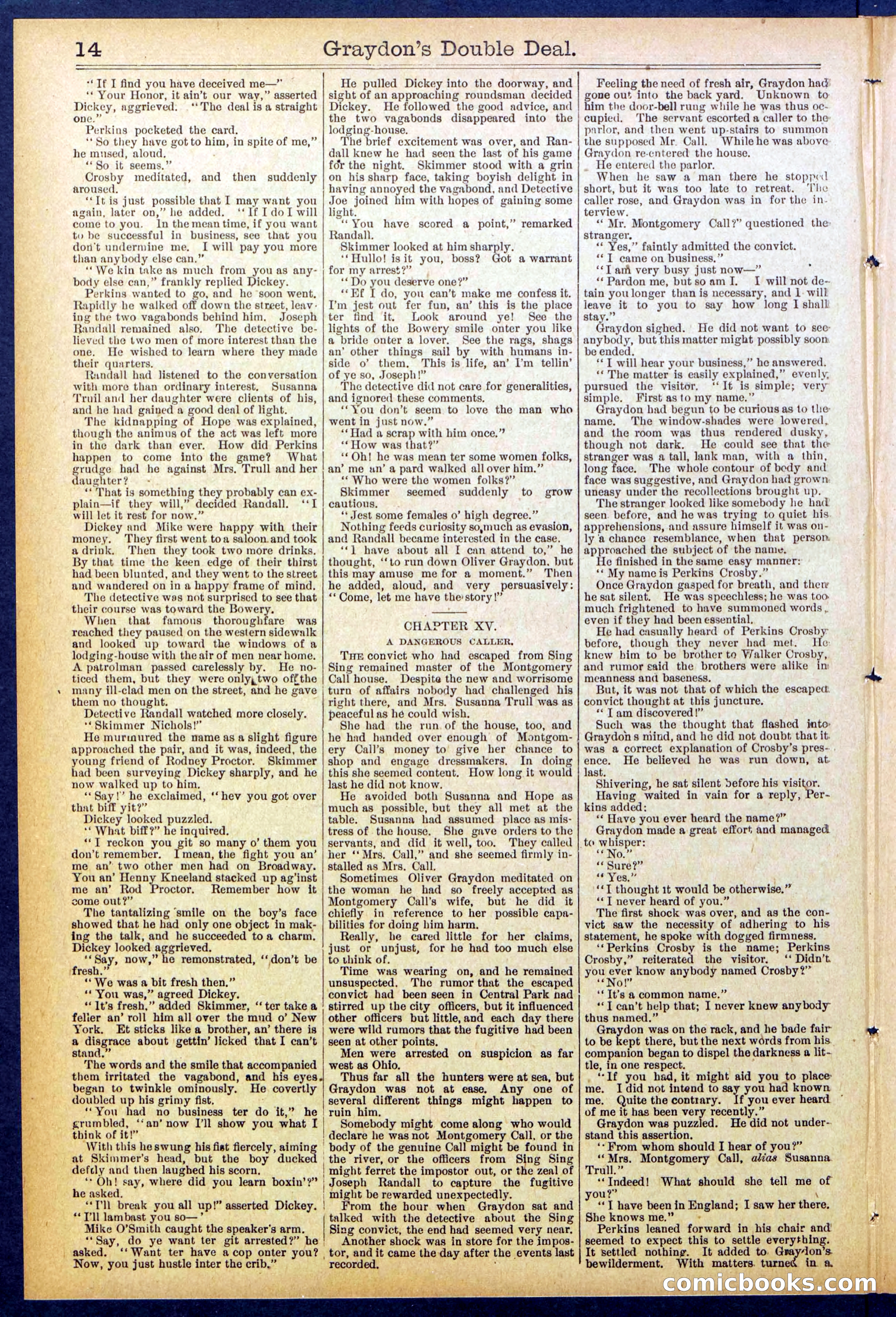 Beadle's Dime Library No. 841 — page 14 of 32