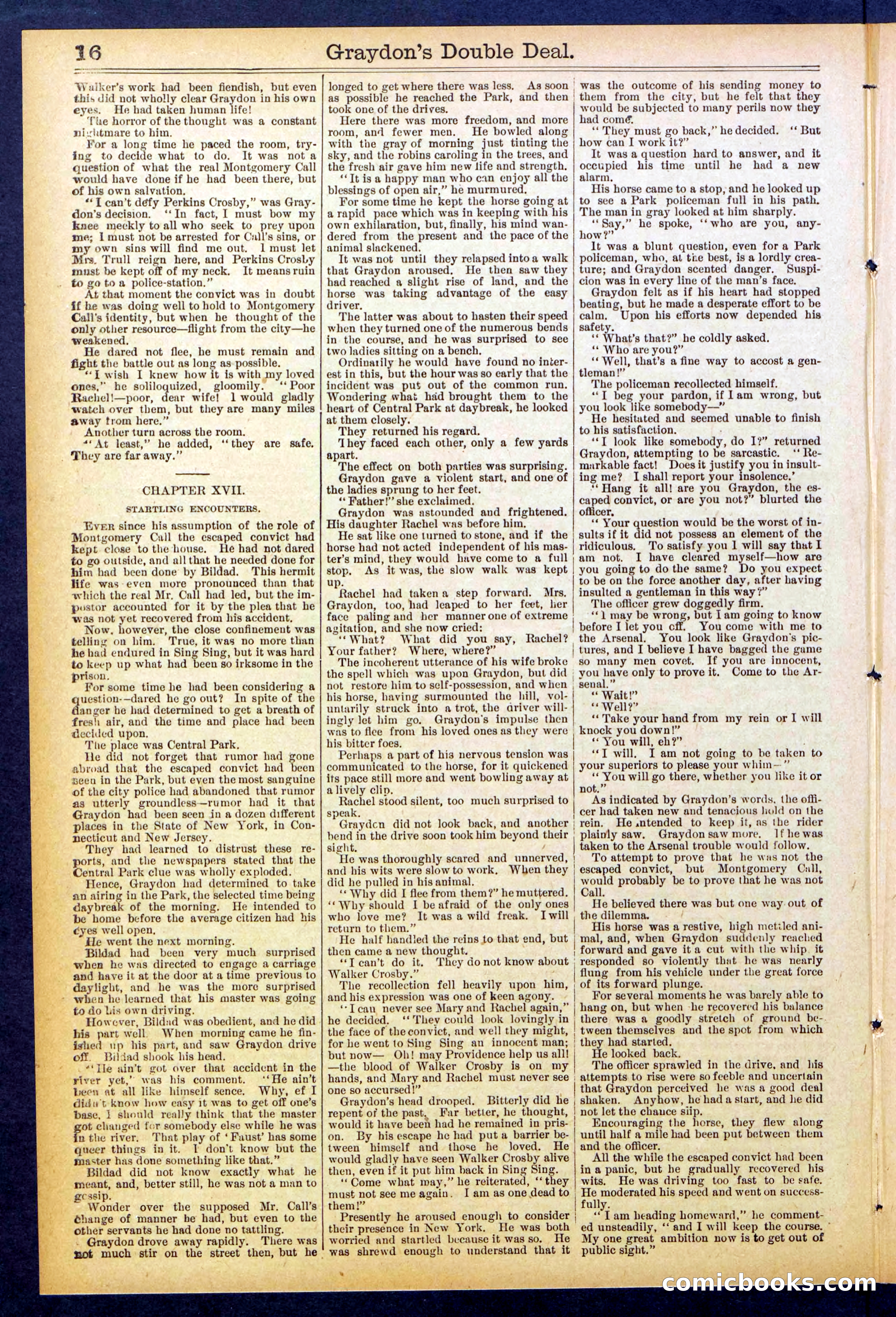 Beadle's Dime Library No. 841 — page 16 of 32