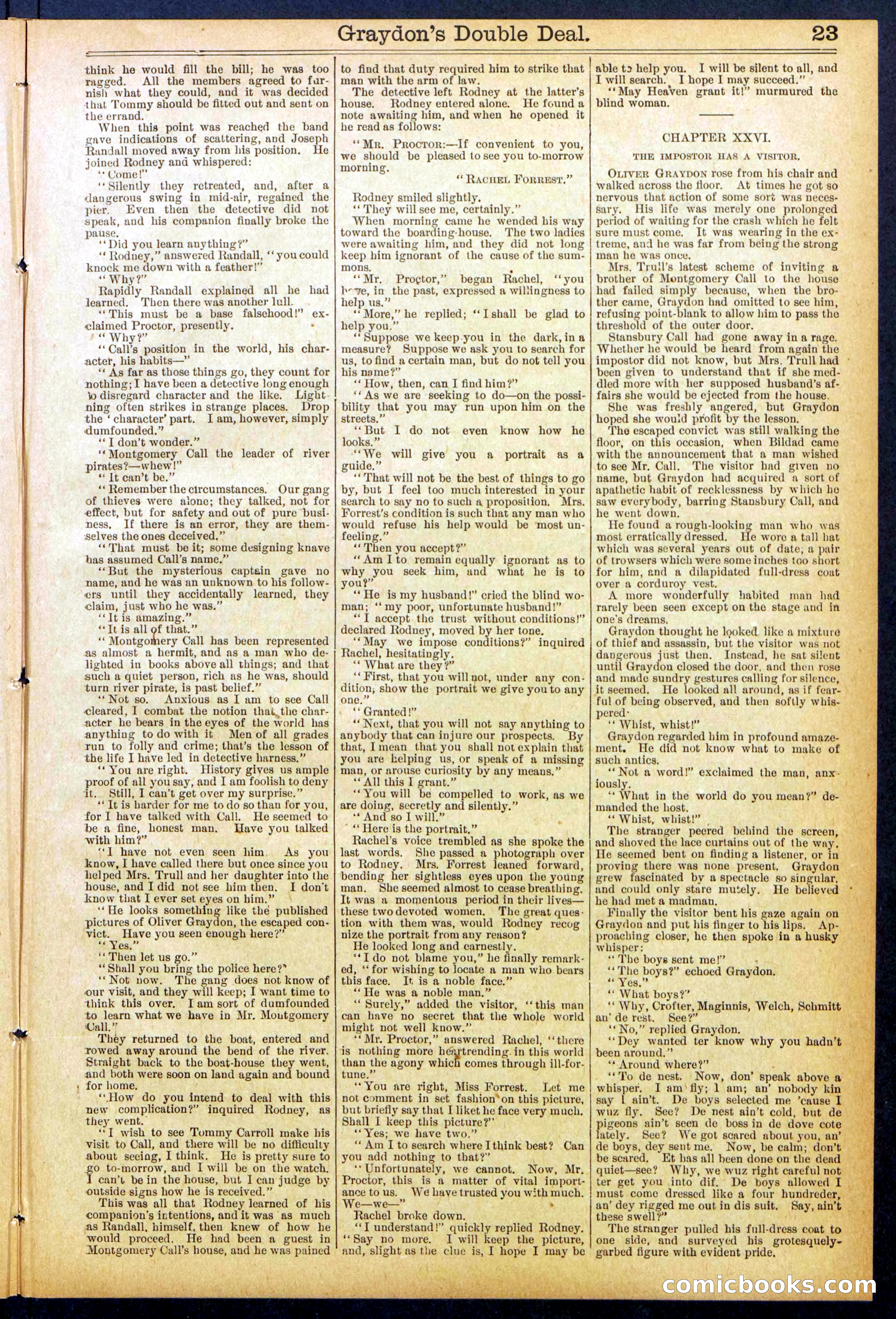 Beadle's Dime Library No. 841 — page 23 of 32