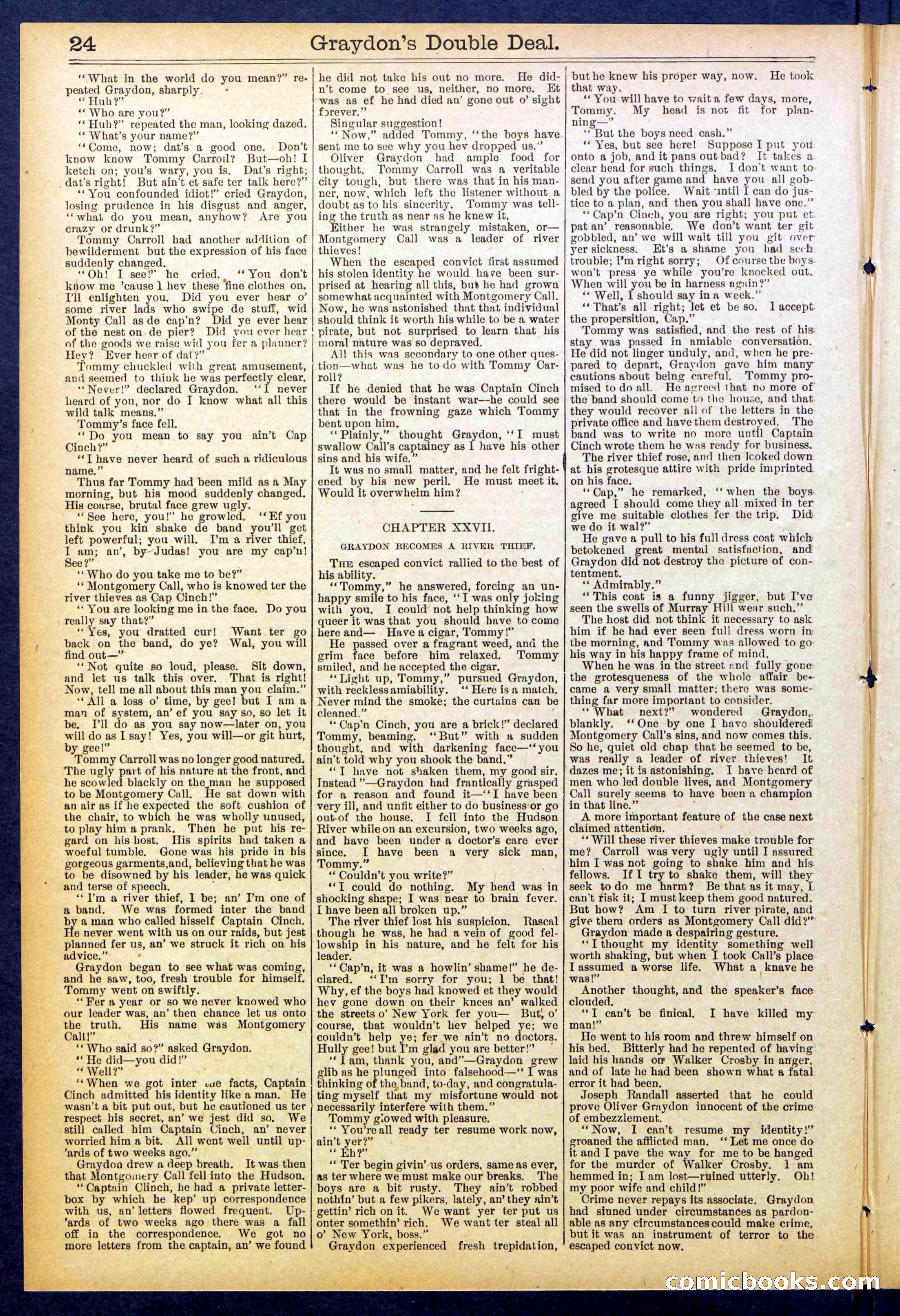 Beadle's Dime Library No. 841 — page 24 of 32