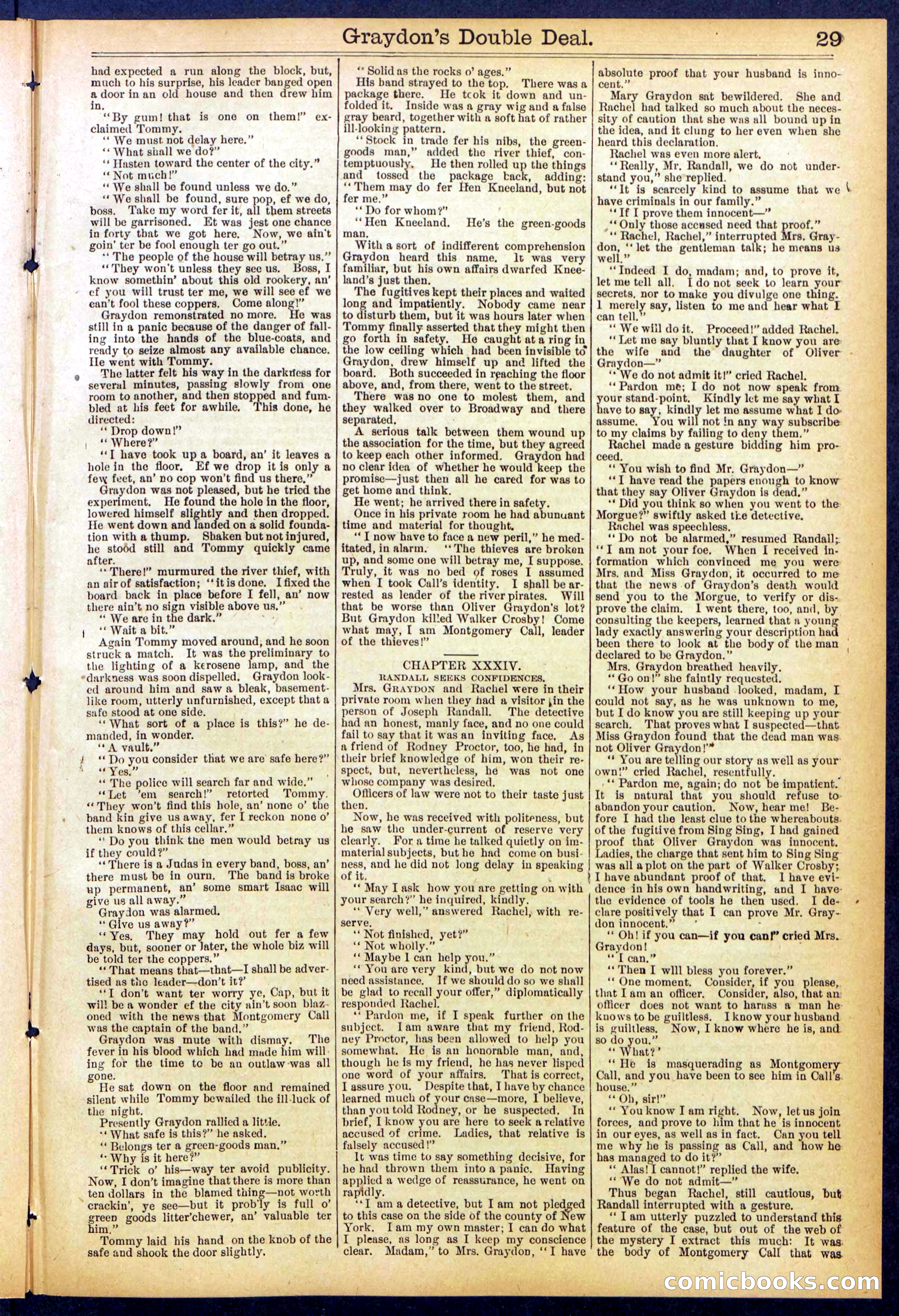 Beadle's Dime Library No. 841 — page 29 of 32