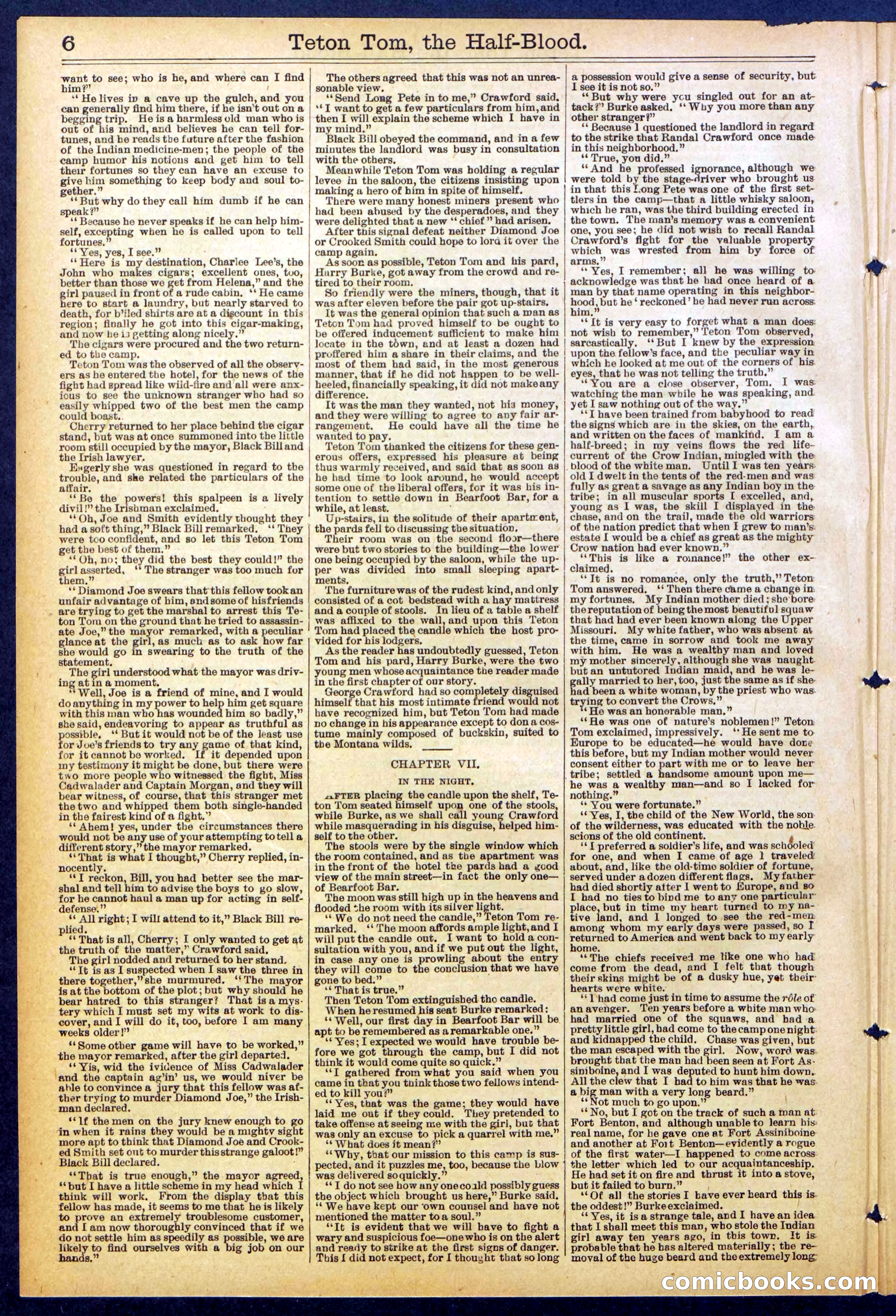Beadle's New York Dime Library No. 842 — page 6 of 32