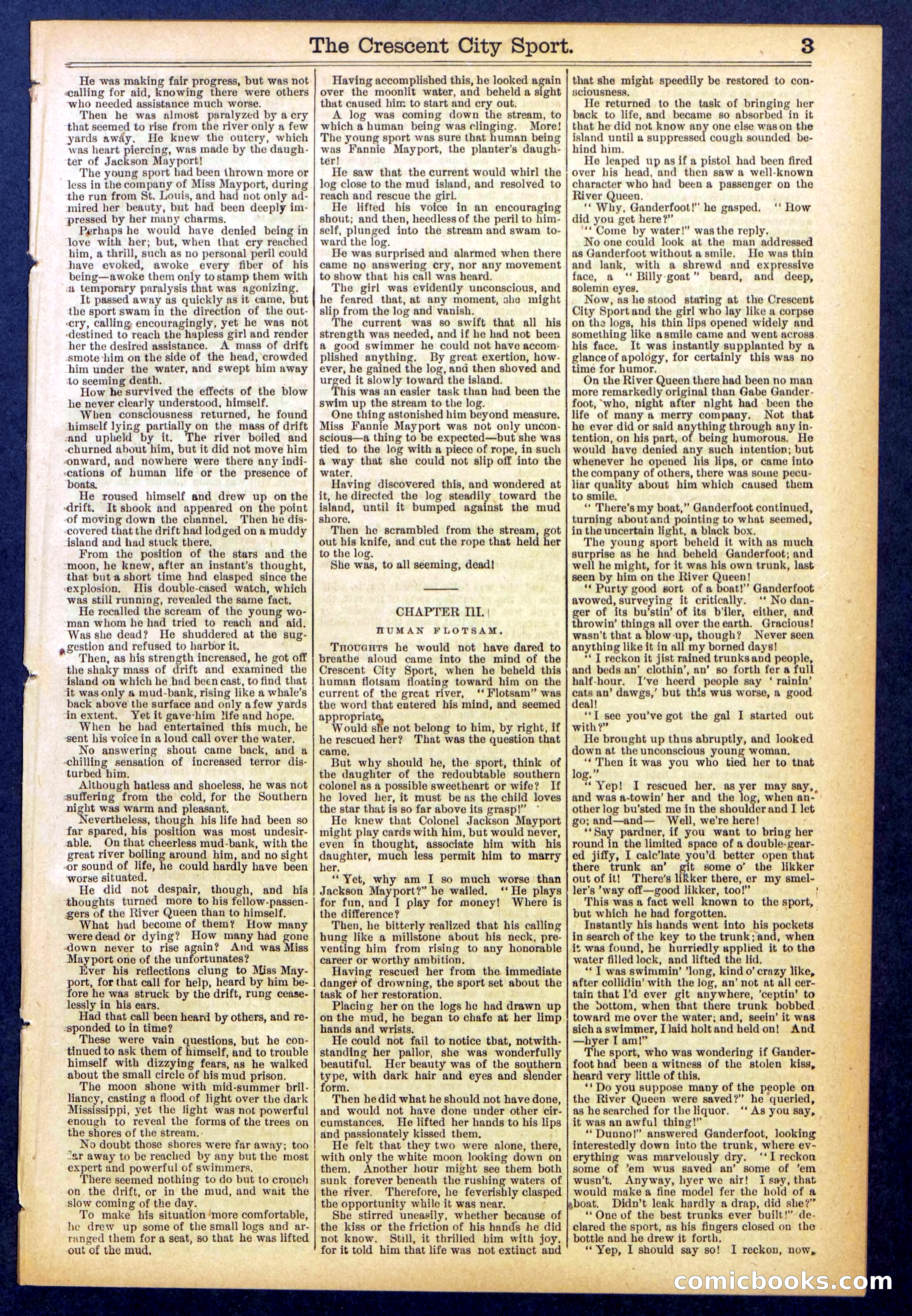Beadle's New York Dime Library No. 843 — page 3 of 32