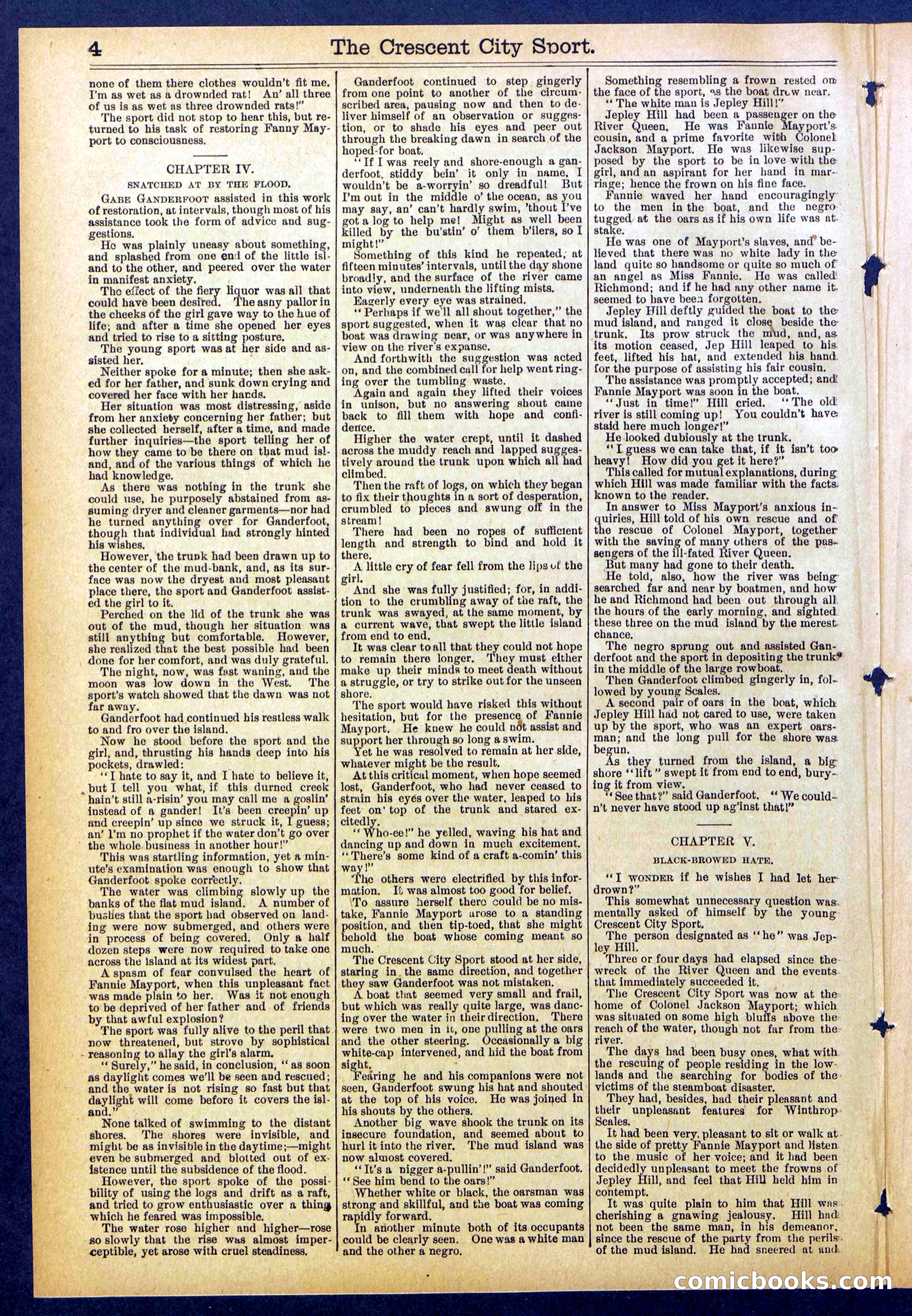 Beadle's New York Dime Library No. 843 — page 4 of 32