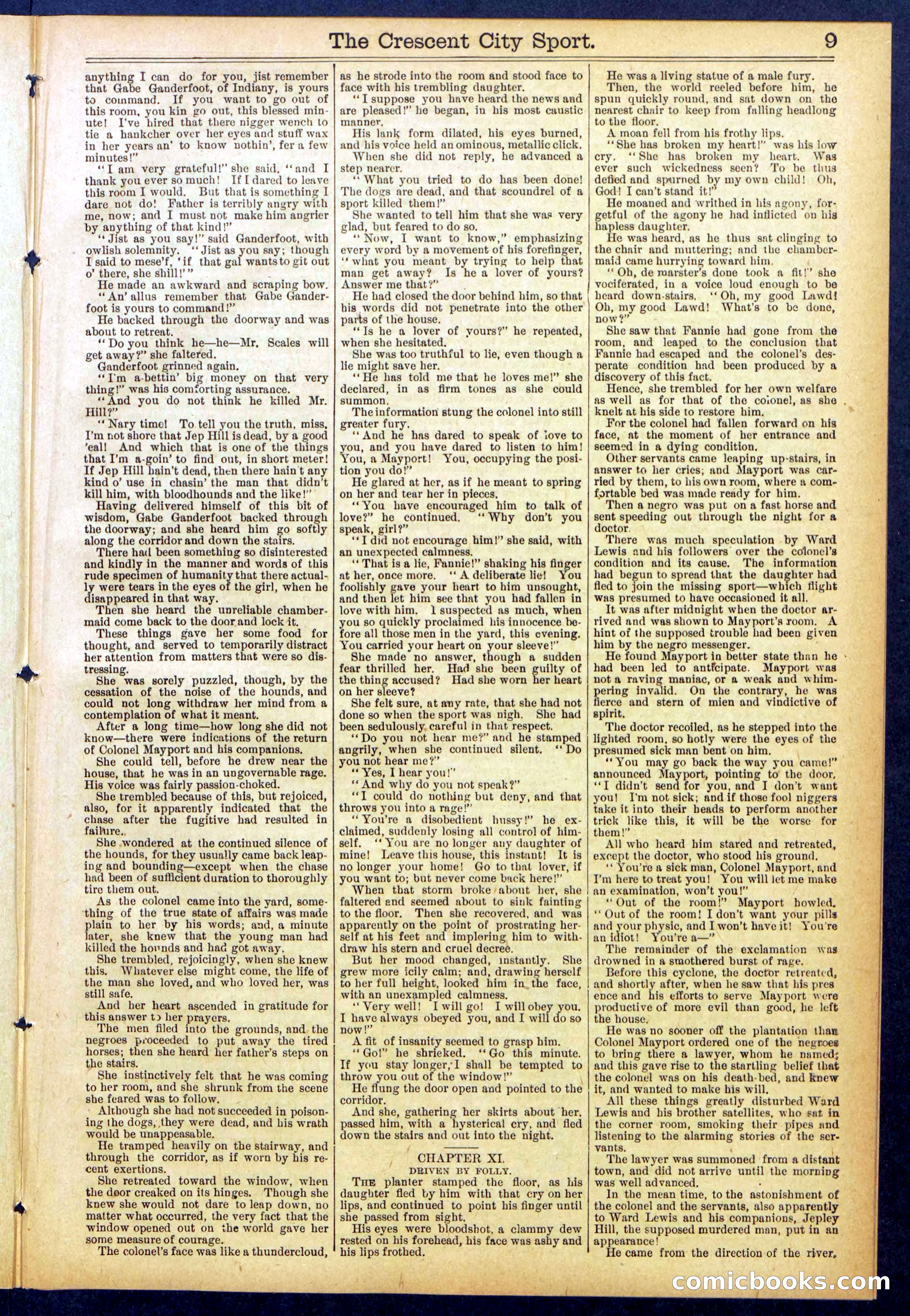 Beadle's New York Dime Library No. 843 — page 9 of 32