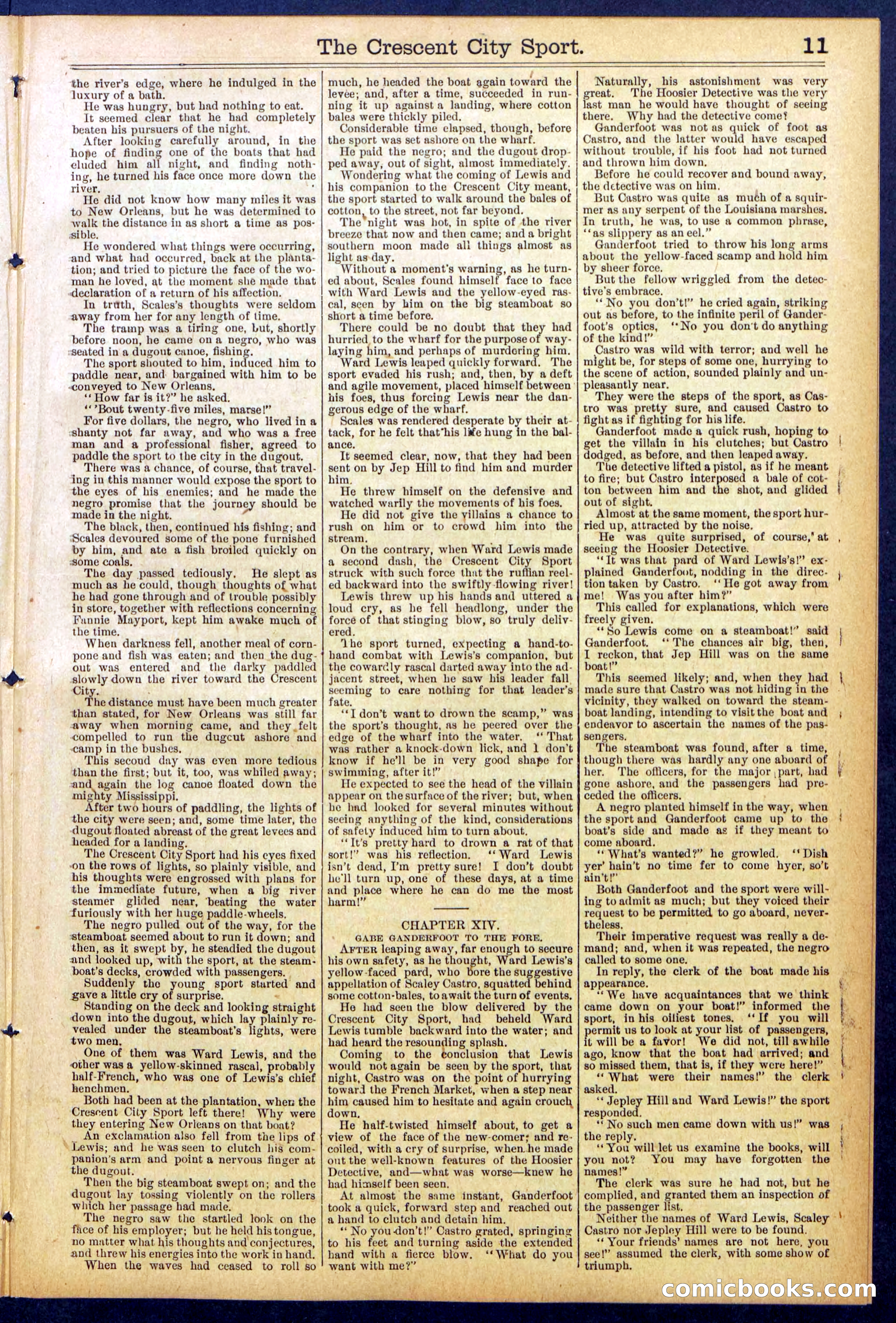 Beadle's New York Dime Library No. 843 — page 11 of 32
