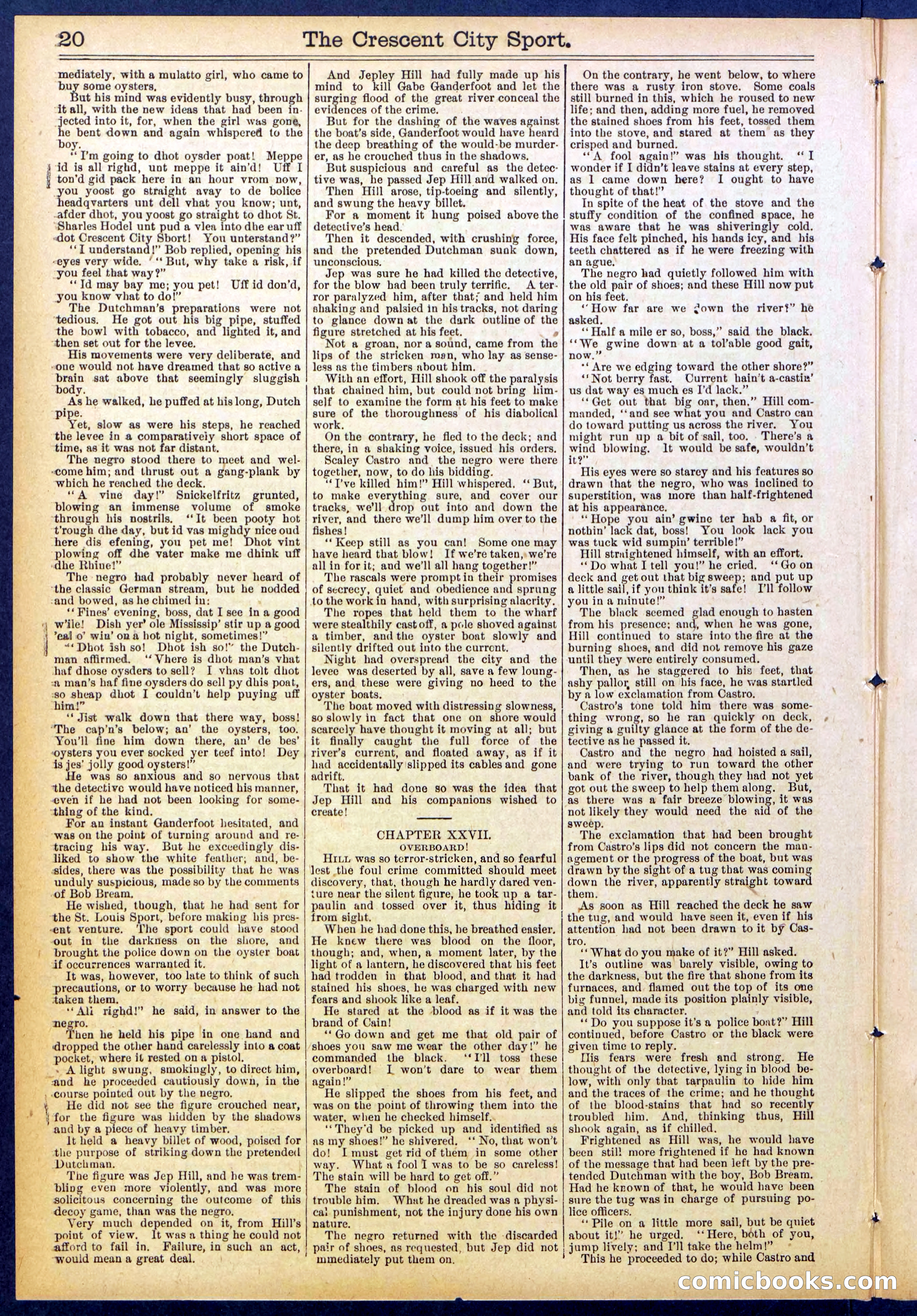 Beadle's New York Dime Library No. 843 — page 20 of 32