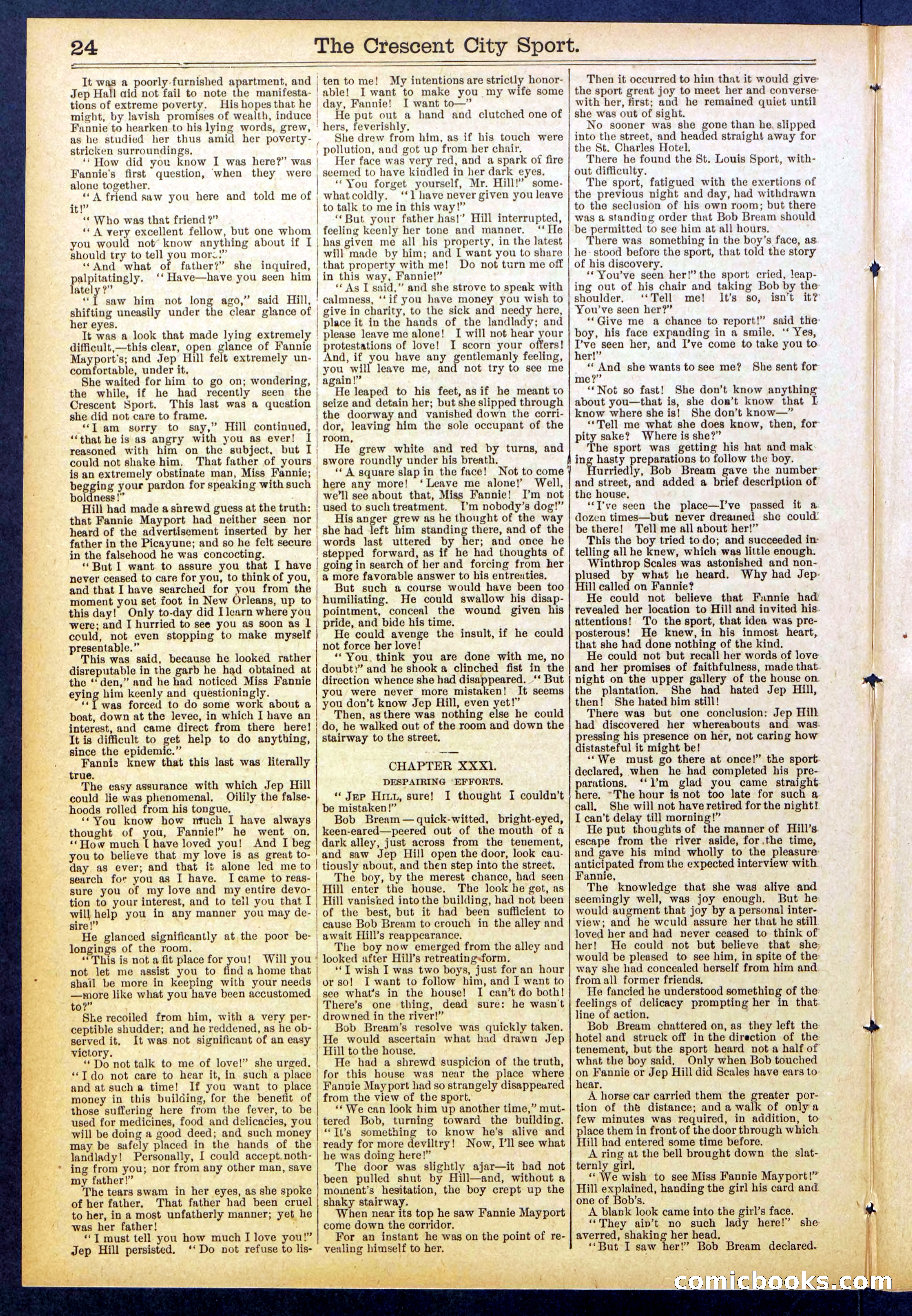 Beadle's New York Dime Library No. 843 — page 24 of 32