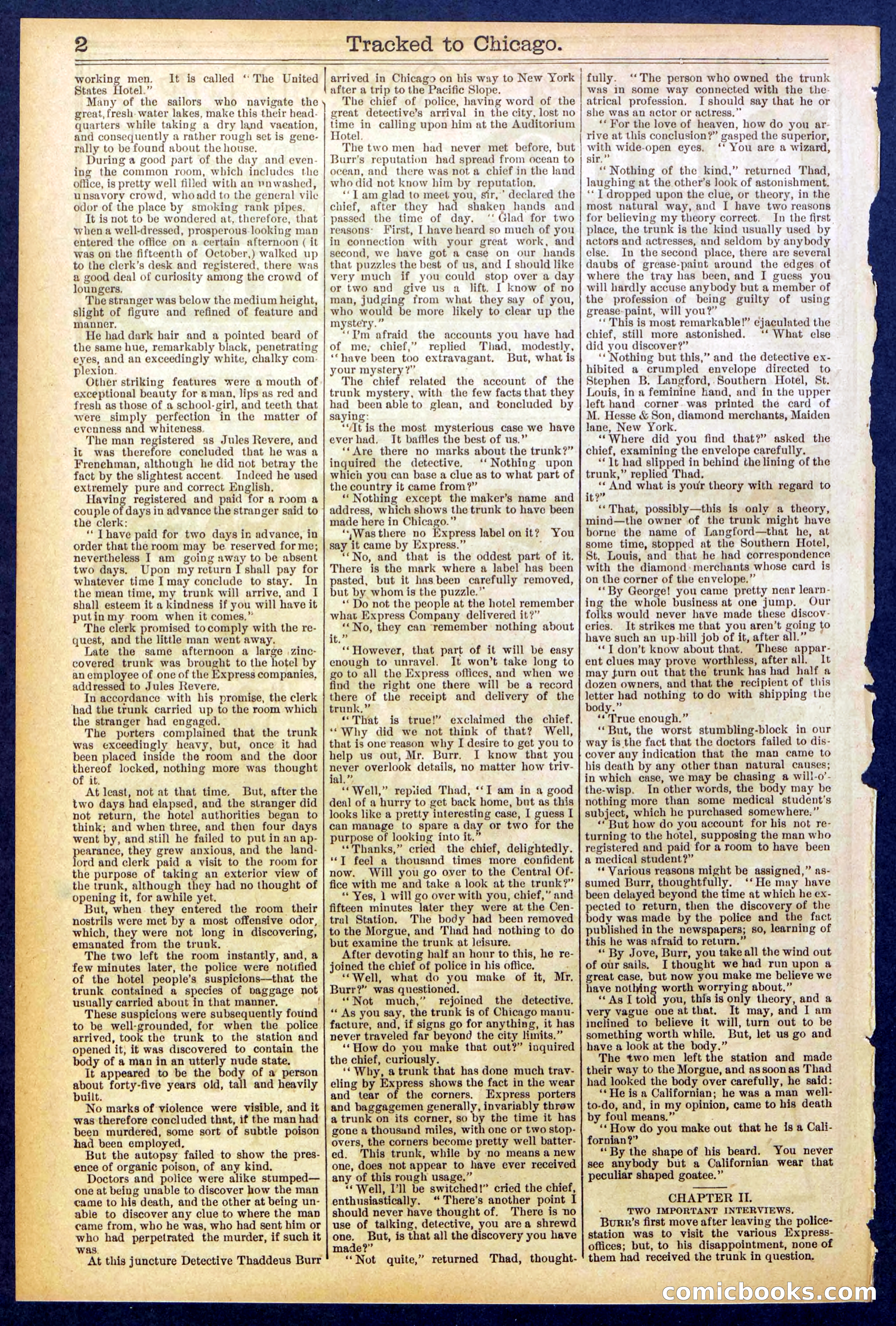 Beadle's New York Dime Library No. 844 — page 2 of 32