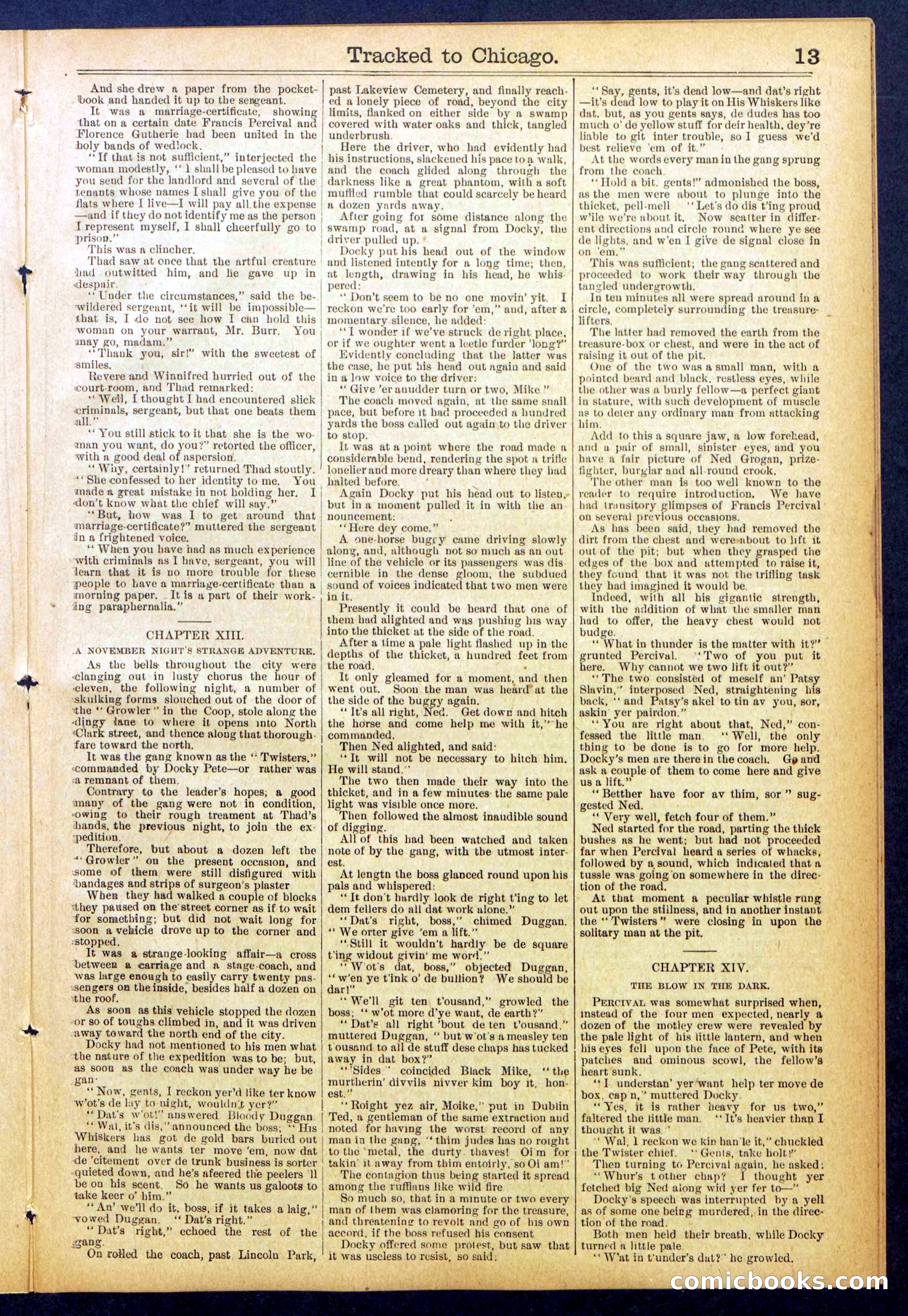 Beadle's New York Dime Library No. 844 — page 13 of 32