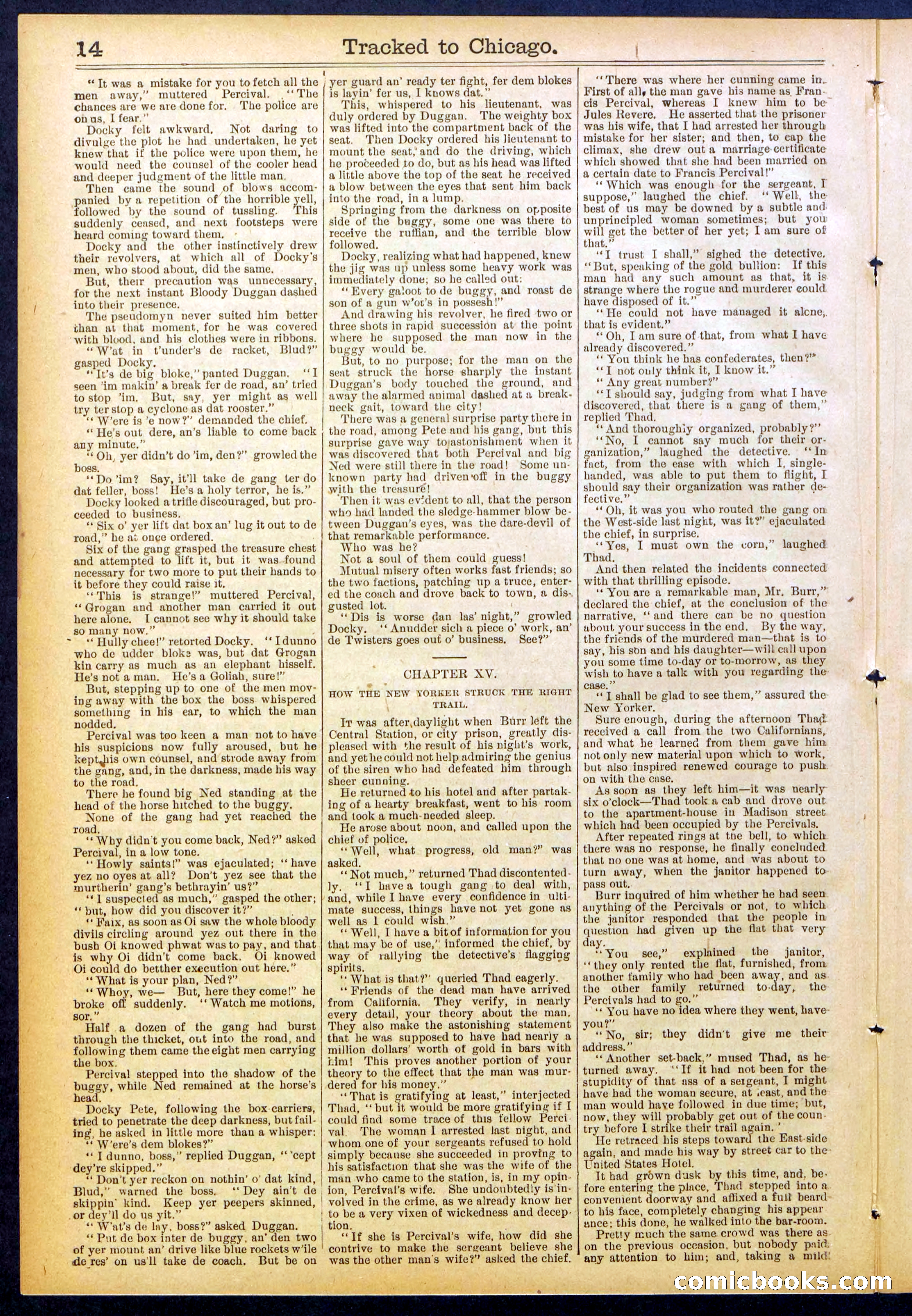 Beadle's New York Dime Library No. 844 — page 14 of 32