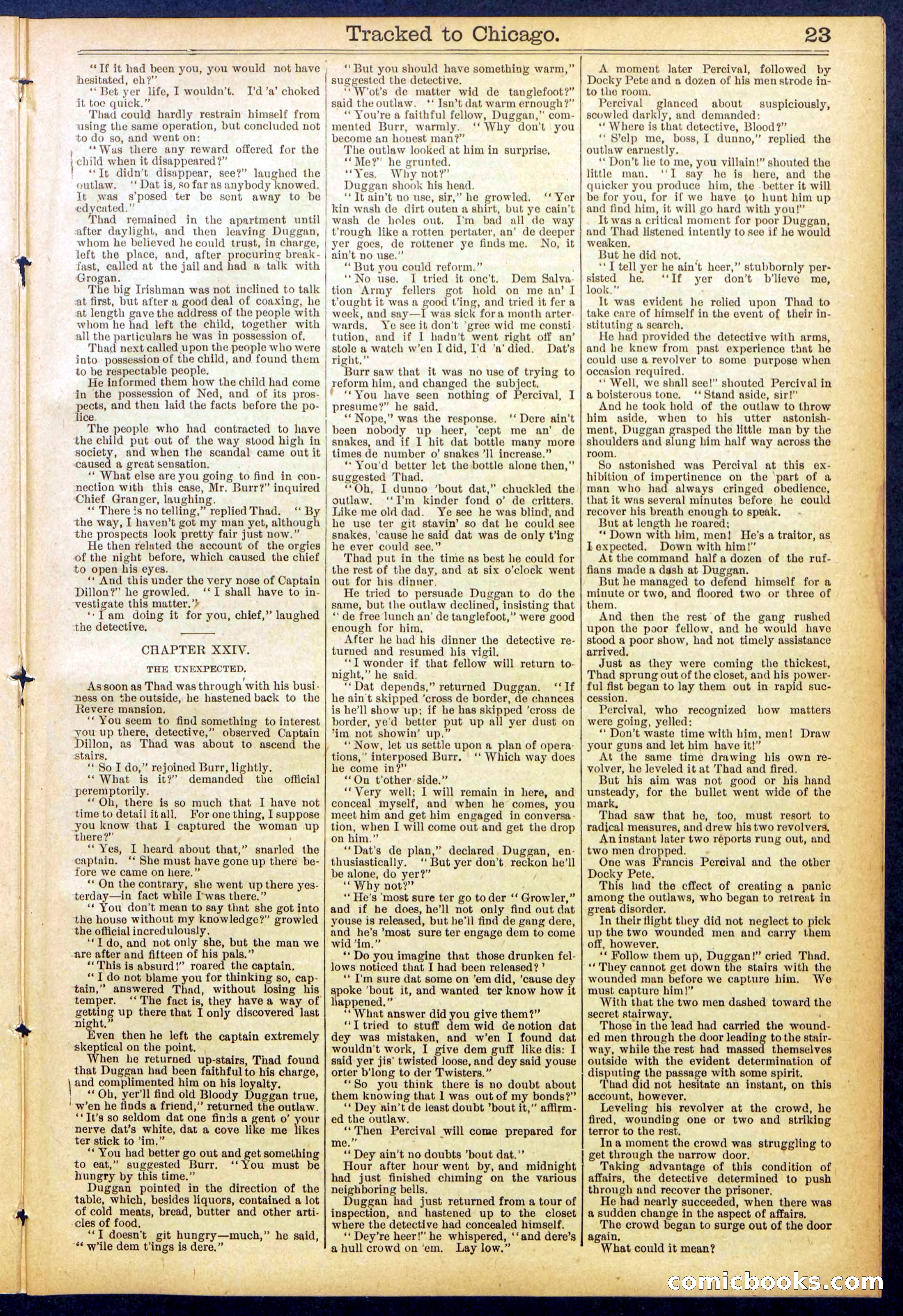 Beadle's New York Dime Library No. 844 — page 23 of 32