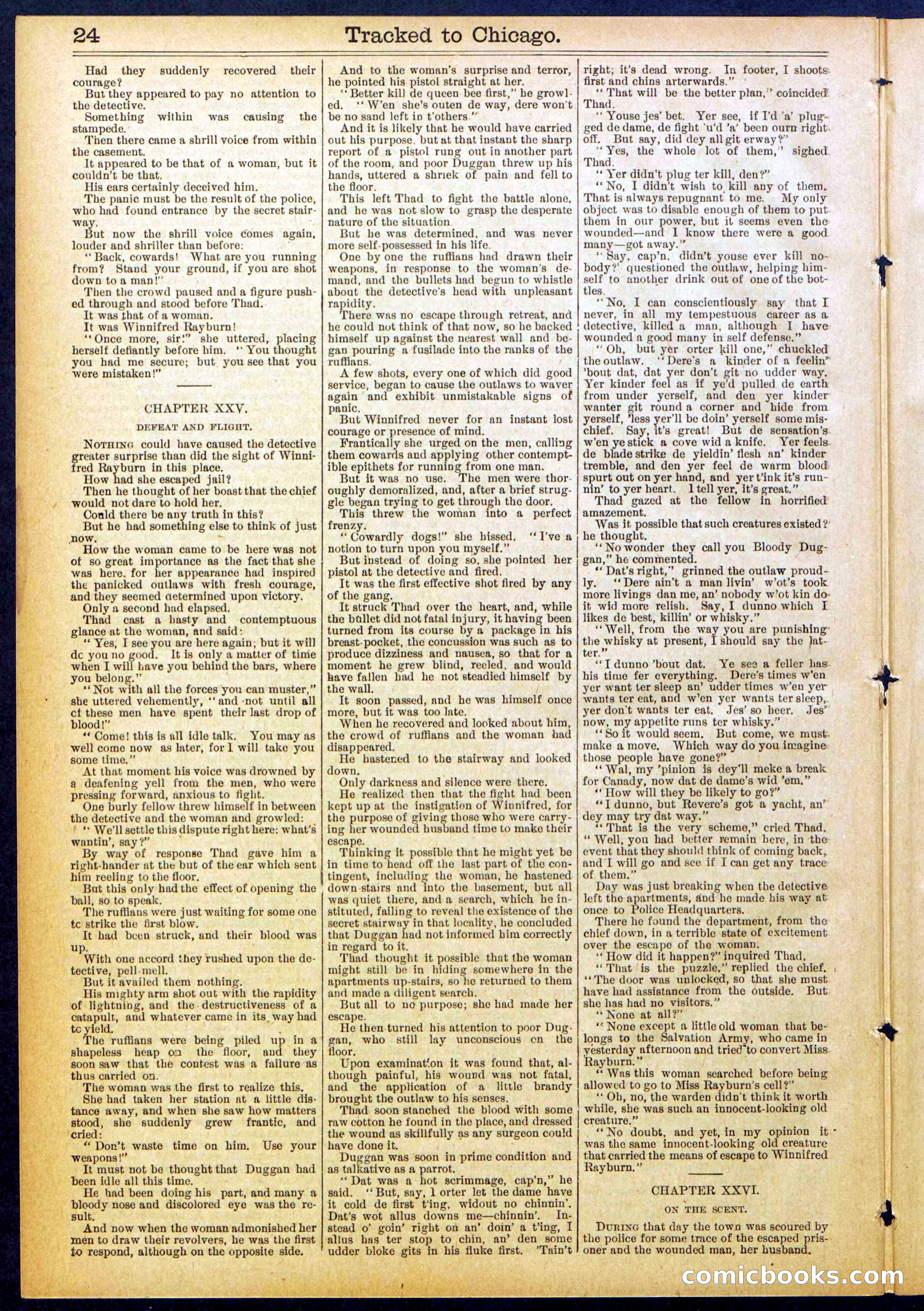 Beadle's New York Dime Library No. 844 — page 24 of 32