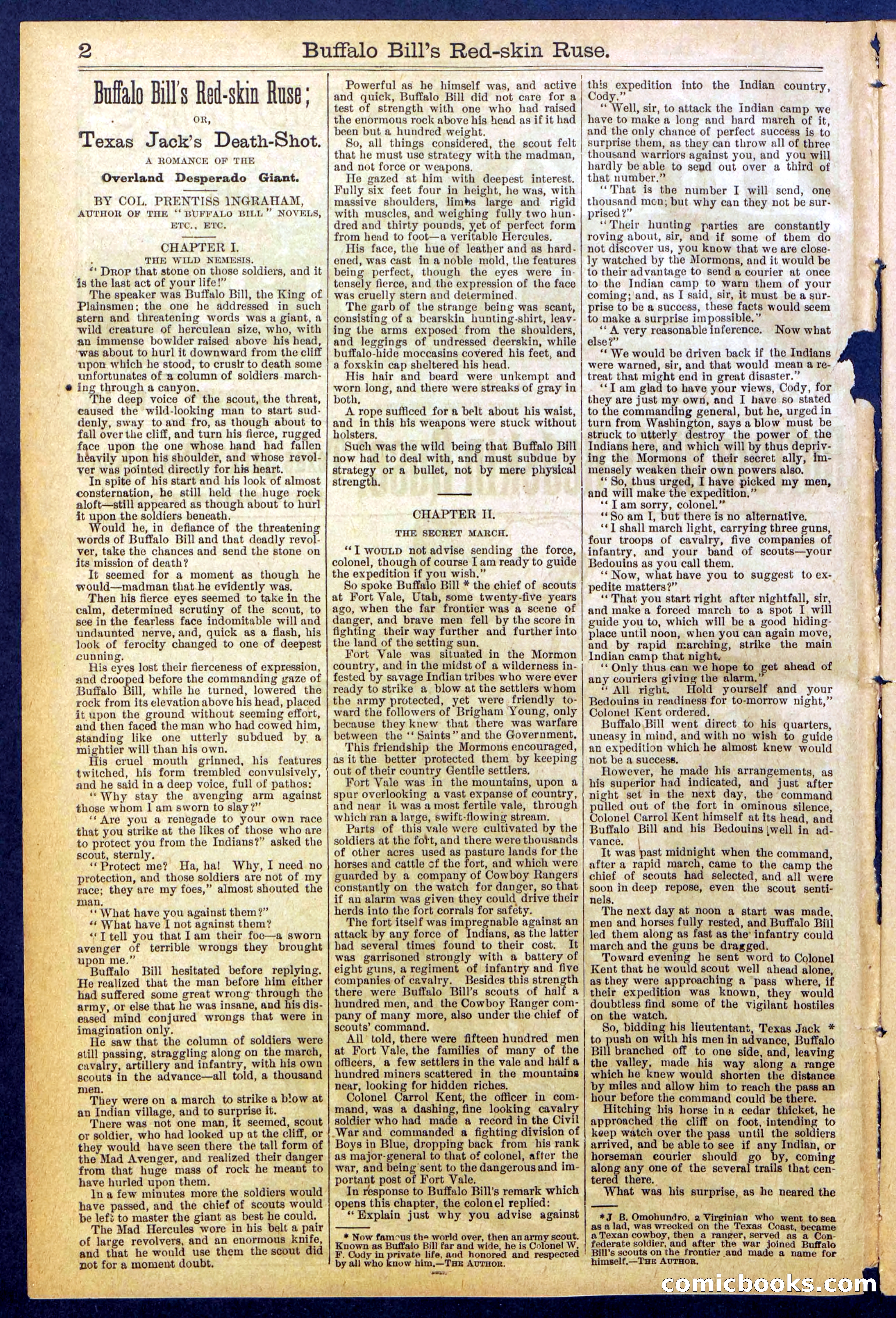 Beadle's Dime Library No. 845 — page 2 of 32