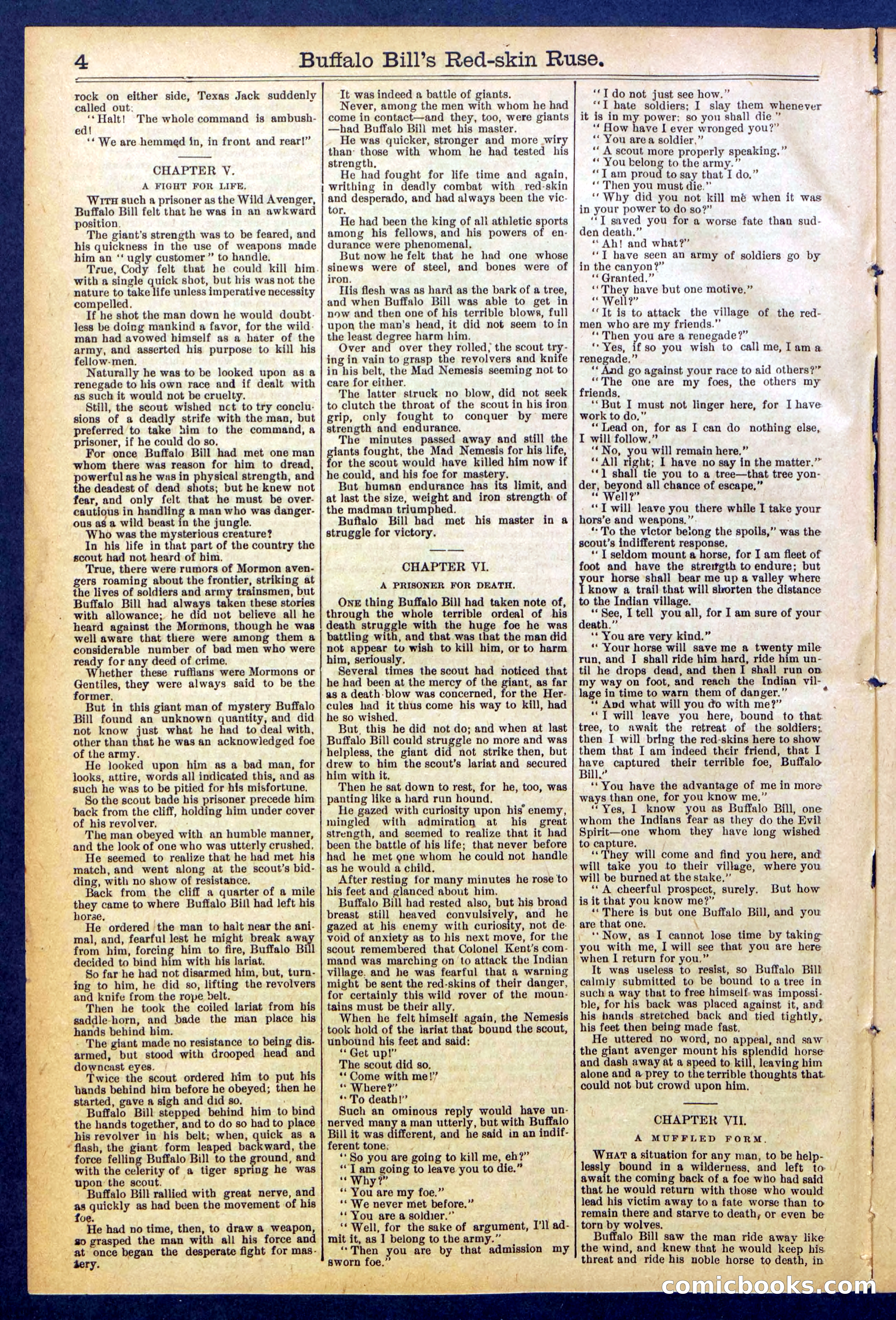 Beadle's Dime Library No. 845 — page 4 of 32