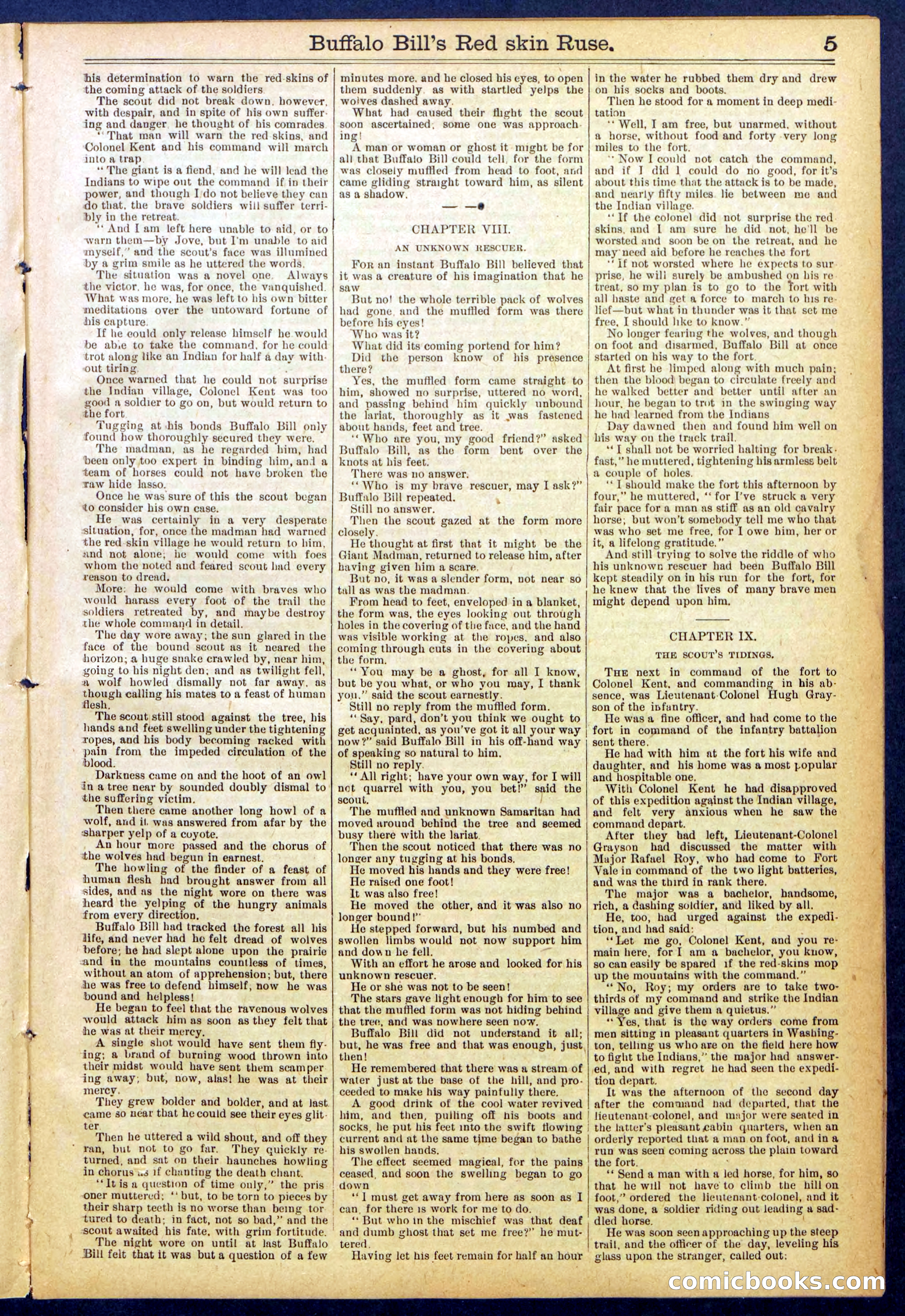 Beadle's Dime Library No. 845 — page 5 of 32