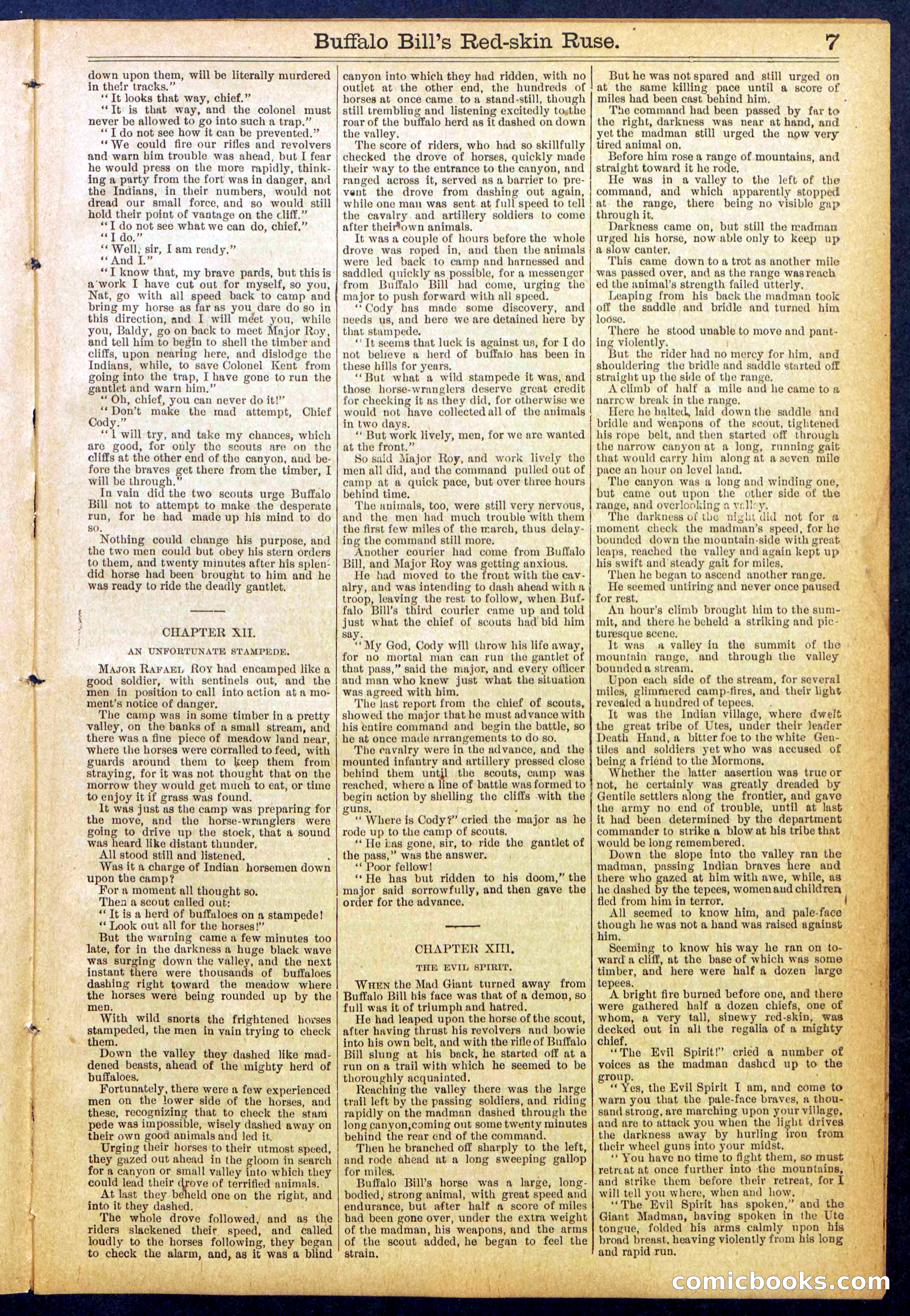 Beadle's Dime Library No. 845 — page 7 of 32