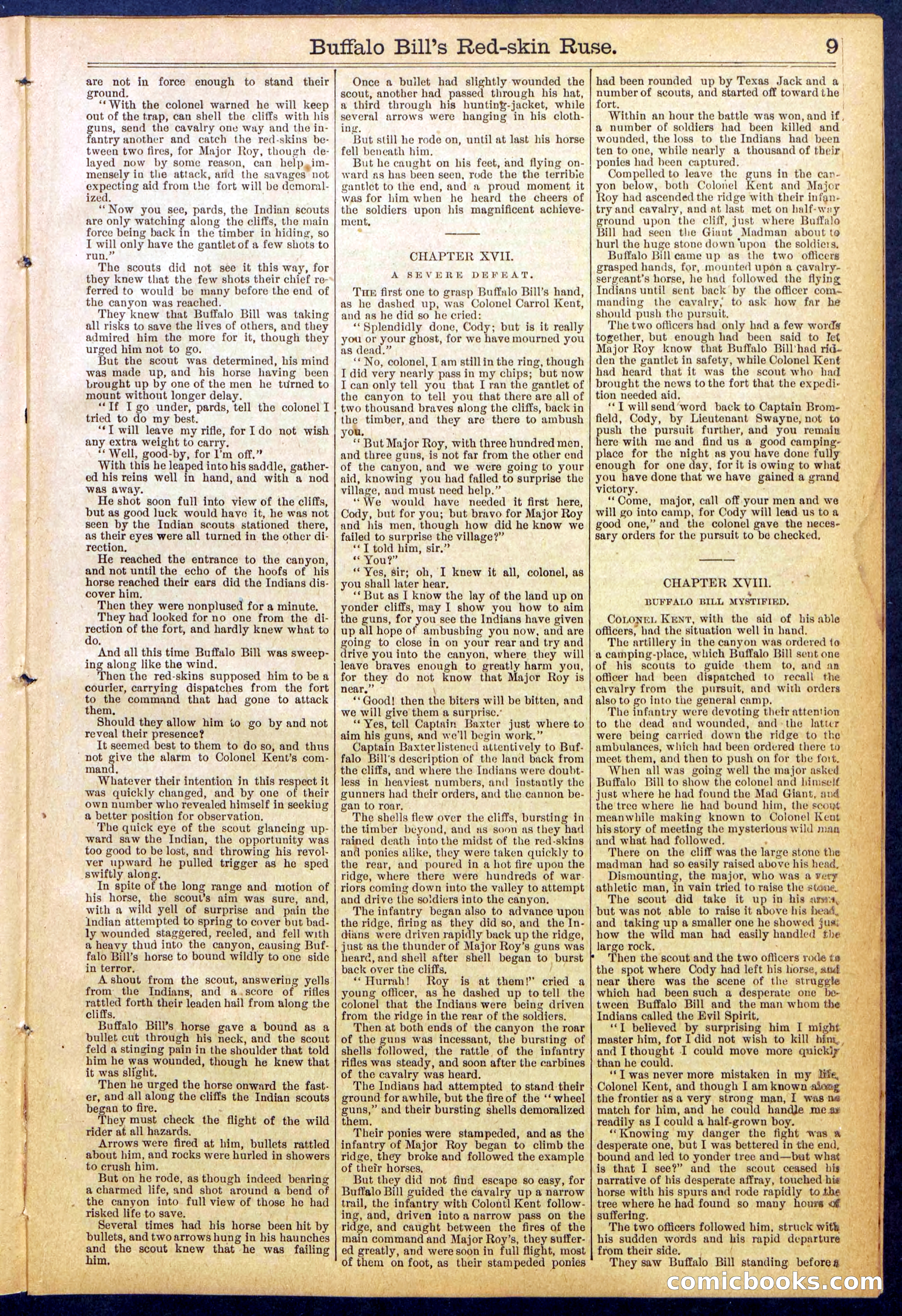 Beadle's Dime Library No. 845 — page 9 of 32