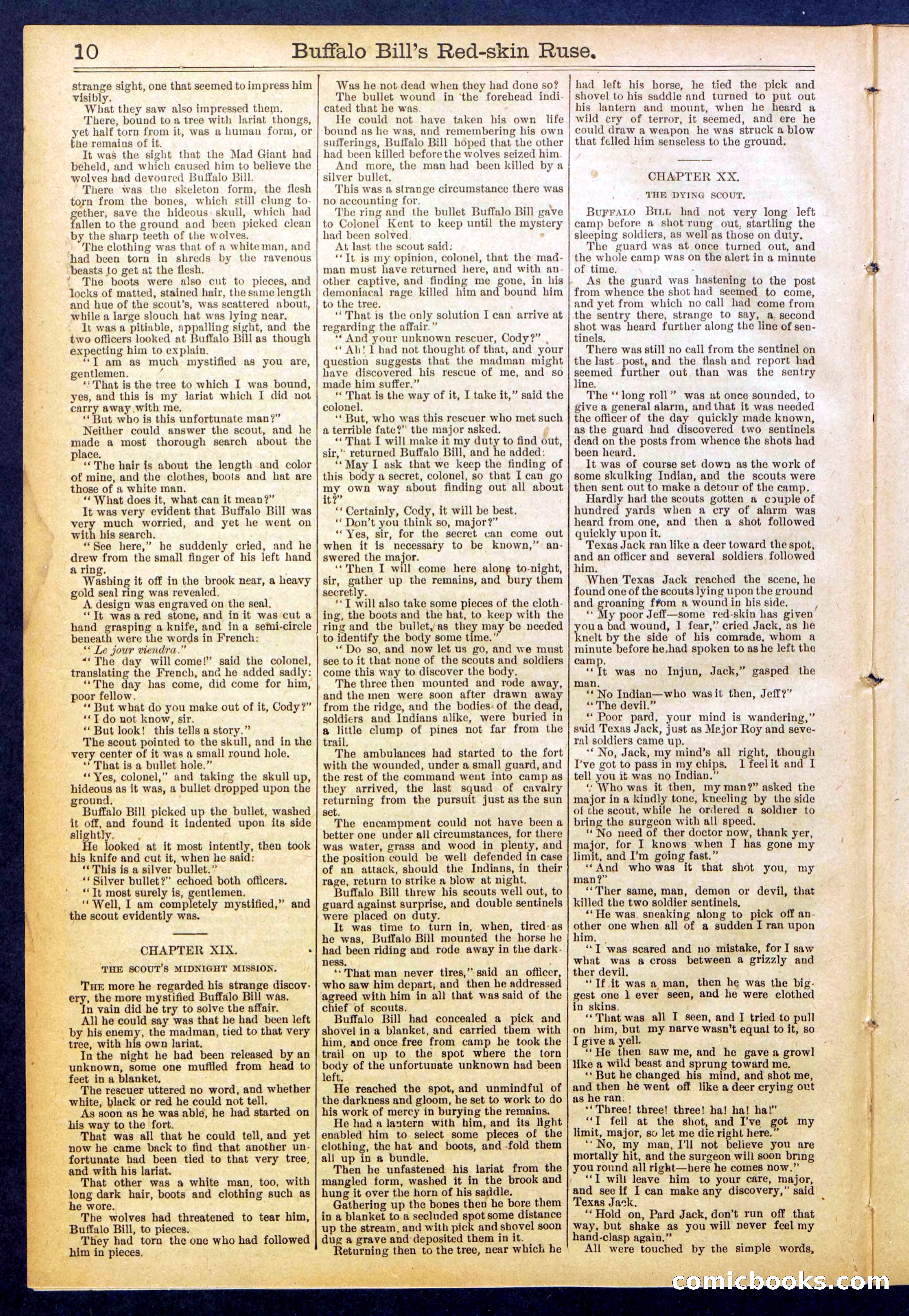 Beadle's Dime Library No. 845 — page 10 of 32