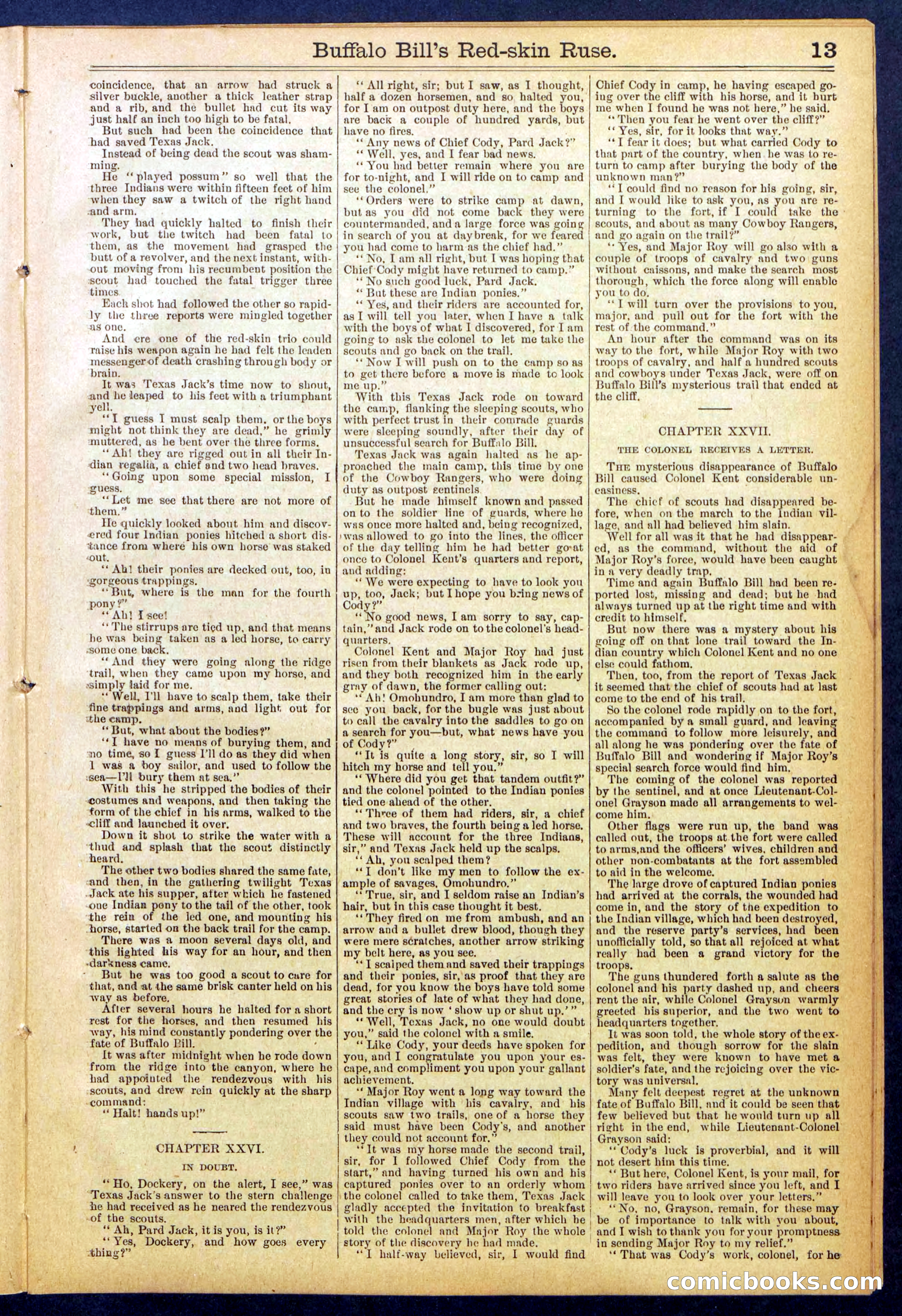 Beadle's Dime Library No. 845 — page 13 of 32