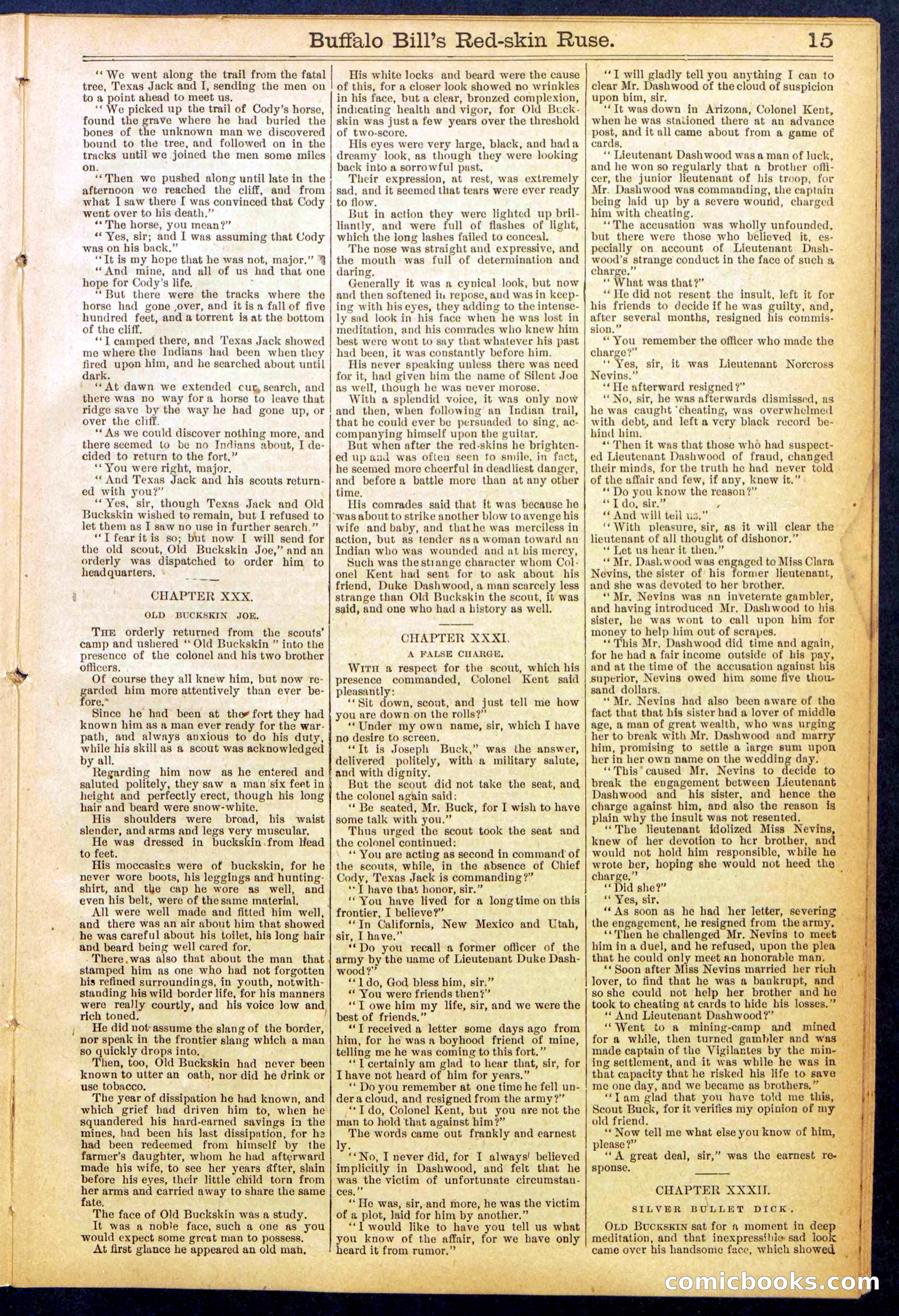 Beadle's Dime Library No. 845 — page 15 of 32