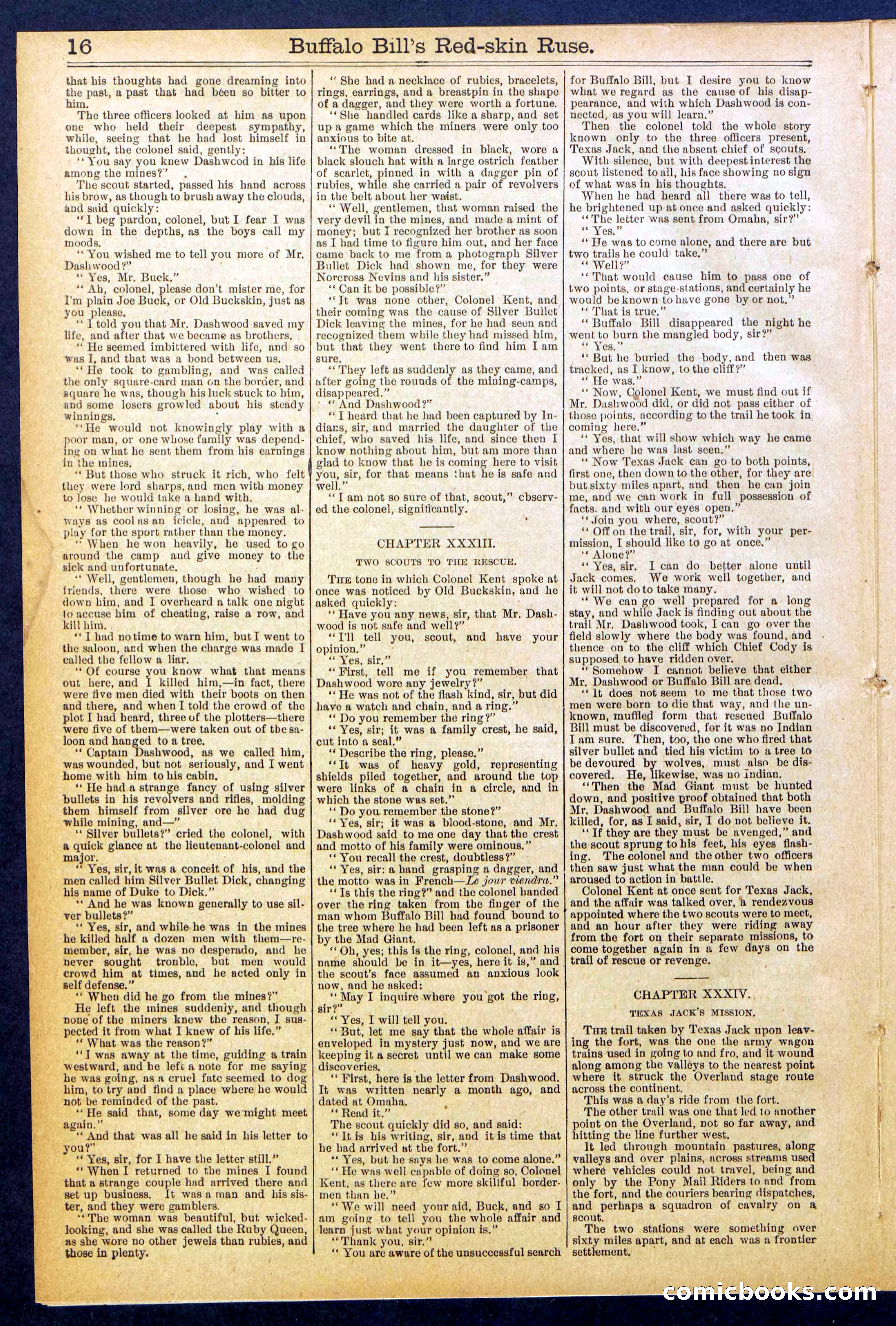 Beadle's Dime Library No. 845 — page 16 of 32