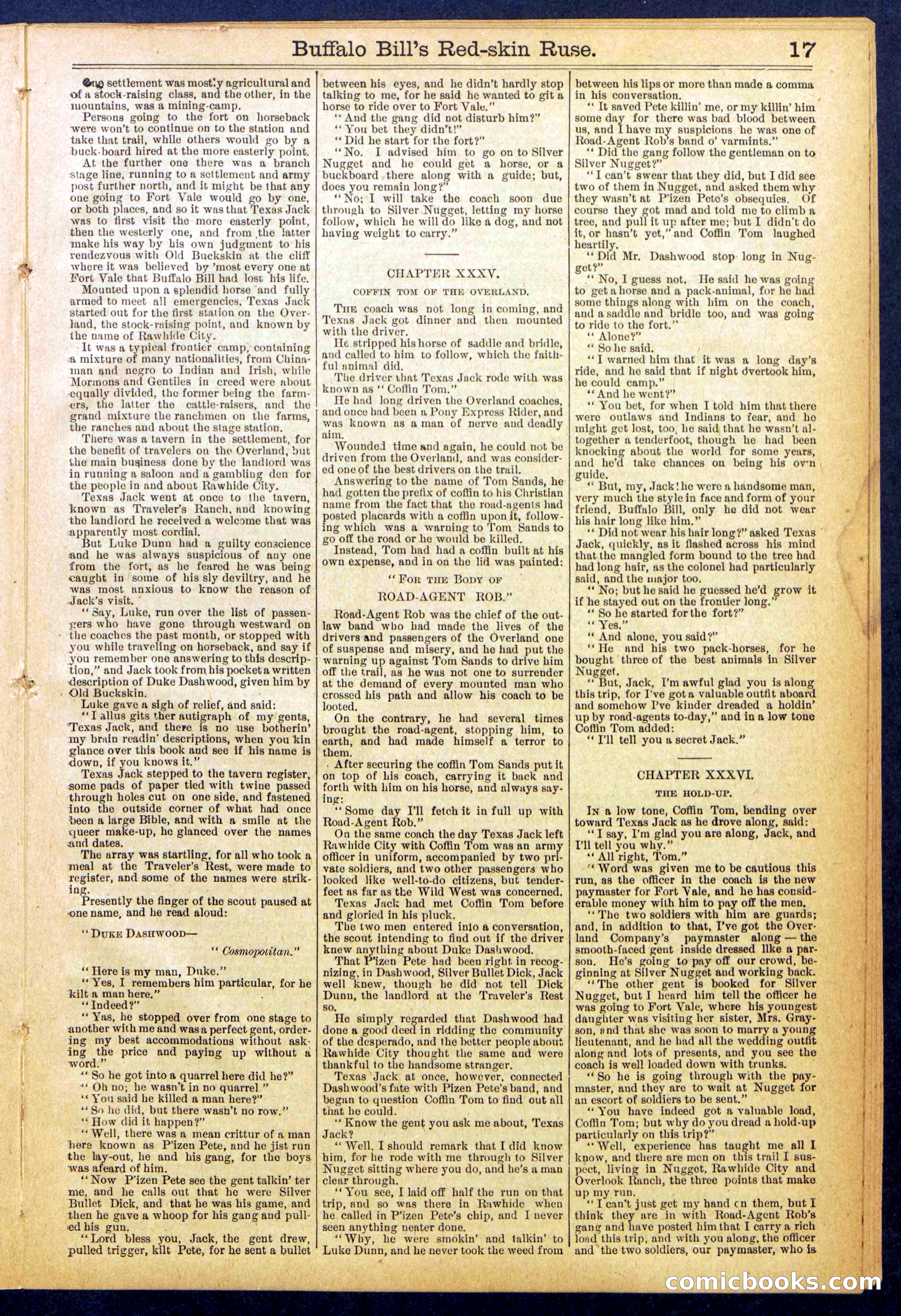 Beadle's Dime Library No. 845 — page 17 of 32
