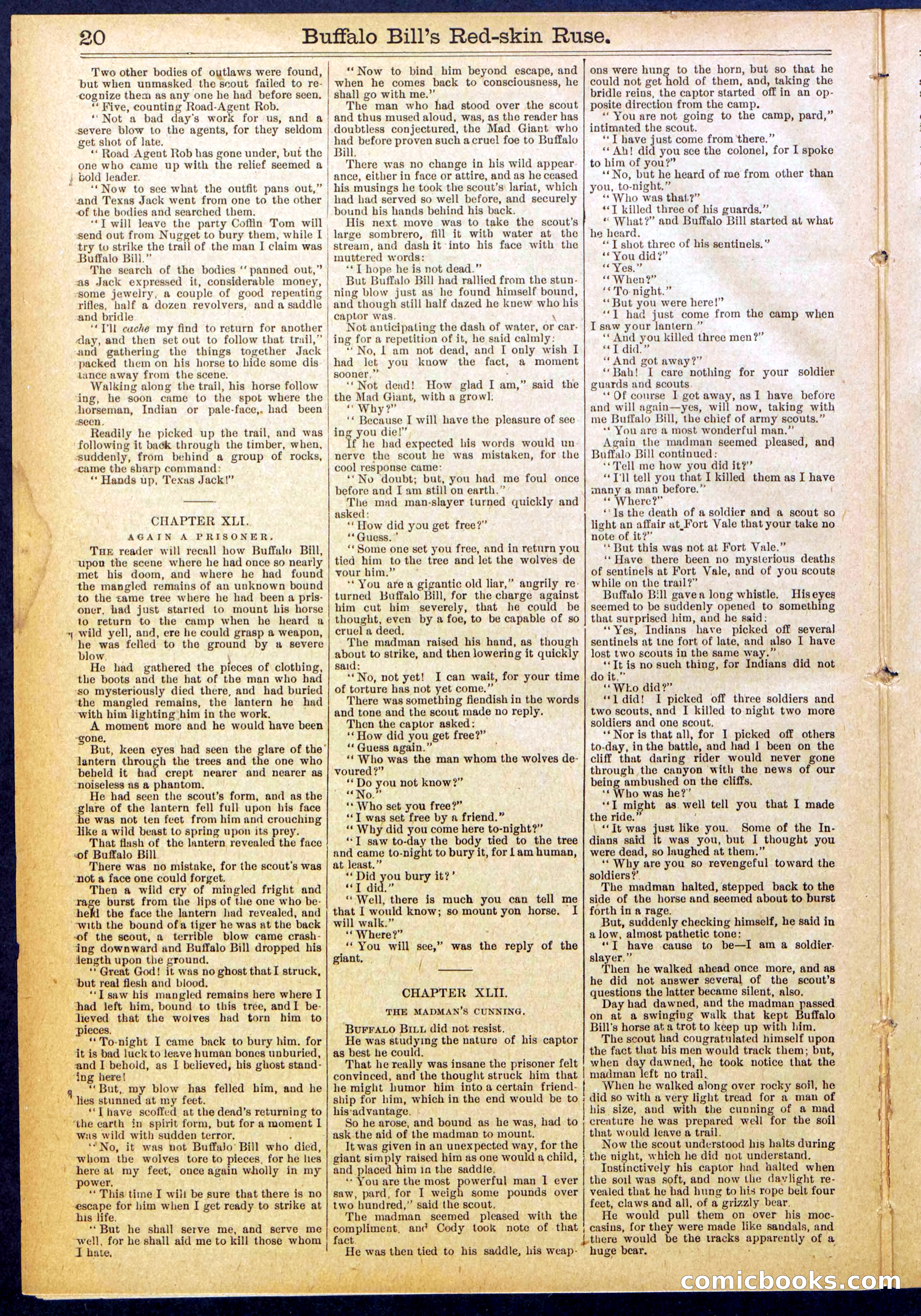 Beadle's Dime Library No. 845 — page 20 of 32