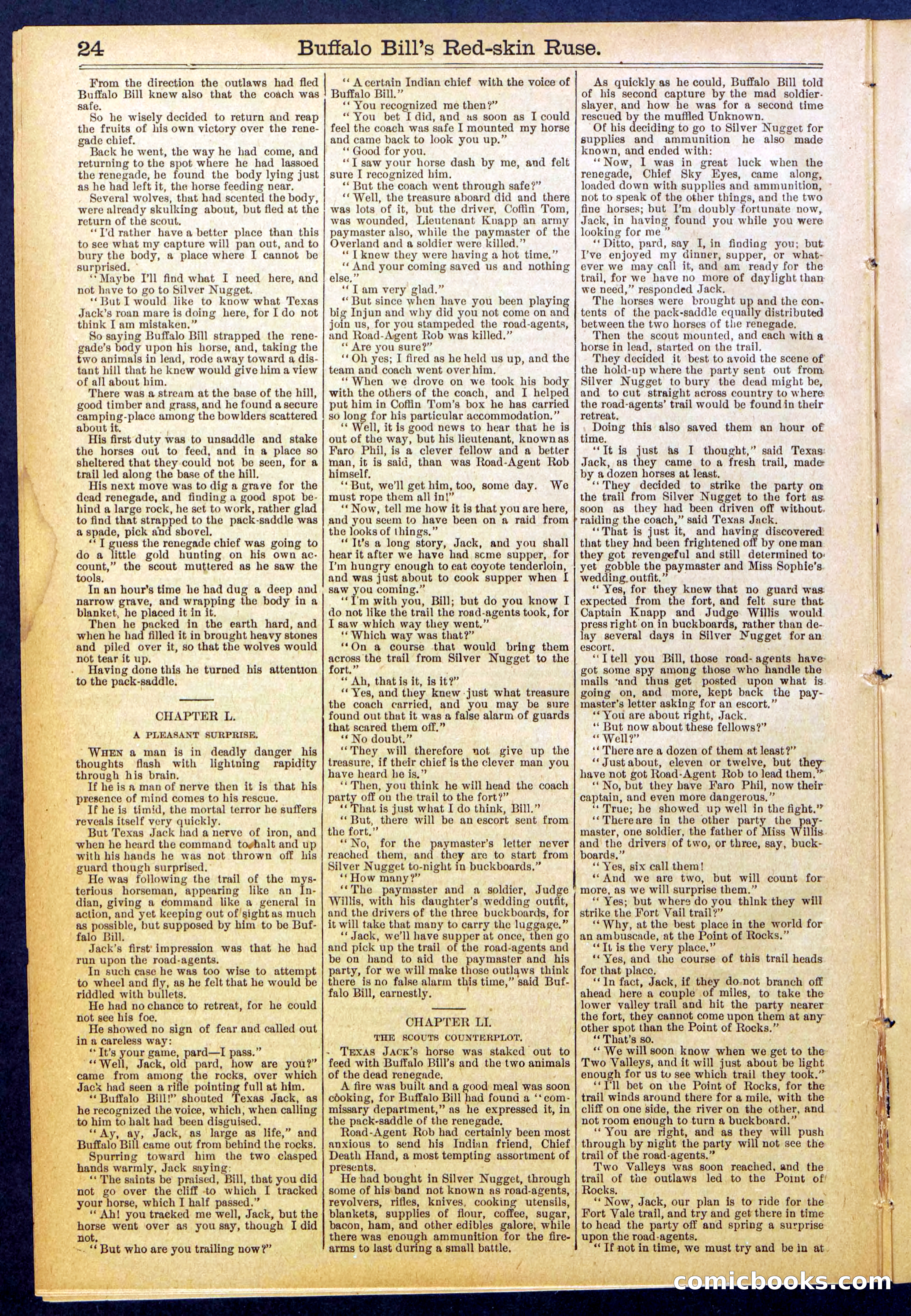 Beadle's Dime Library No. 845 — page 24 of 32