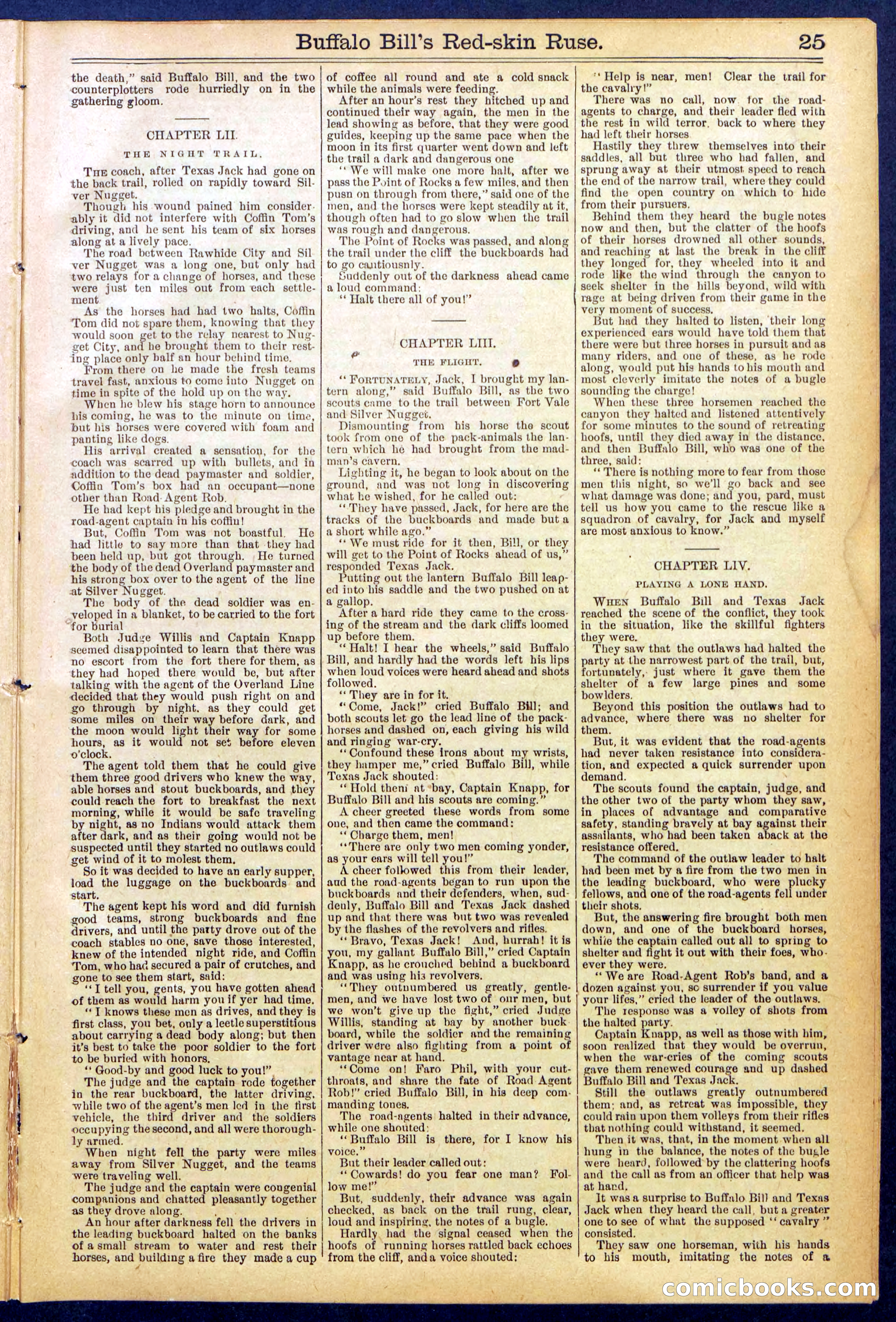 Beadle's Dime Library No. 845 — page 25 of 32