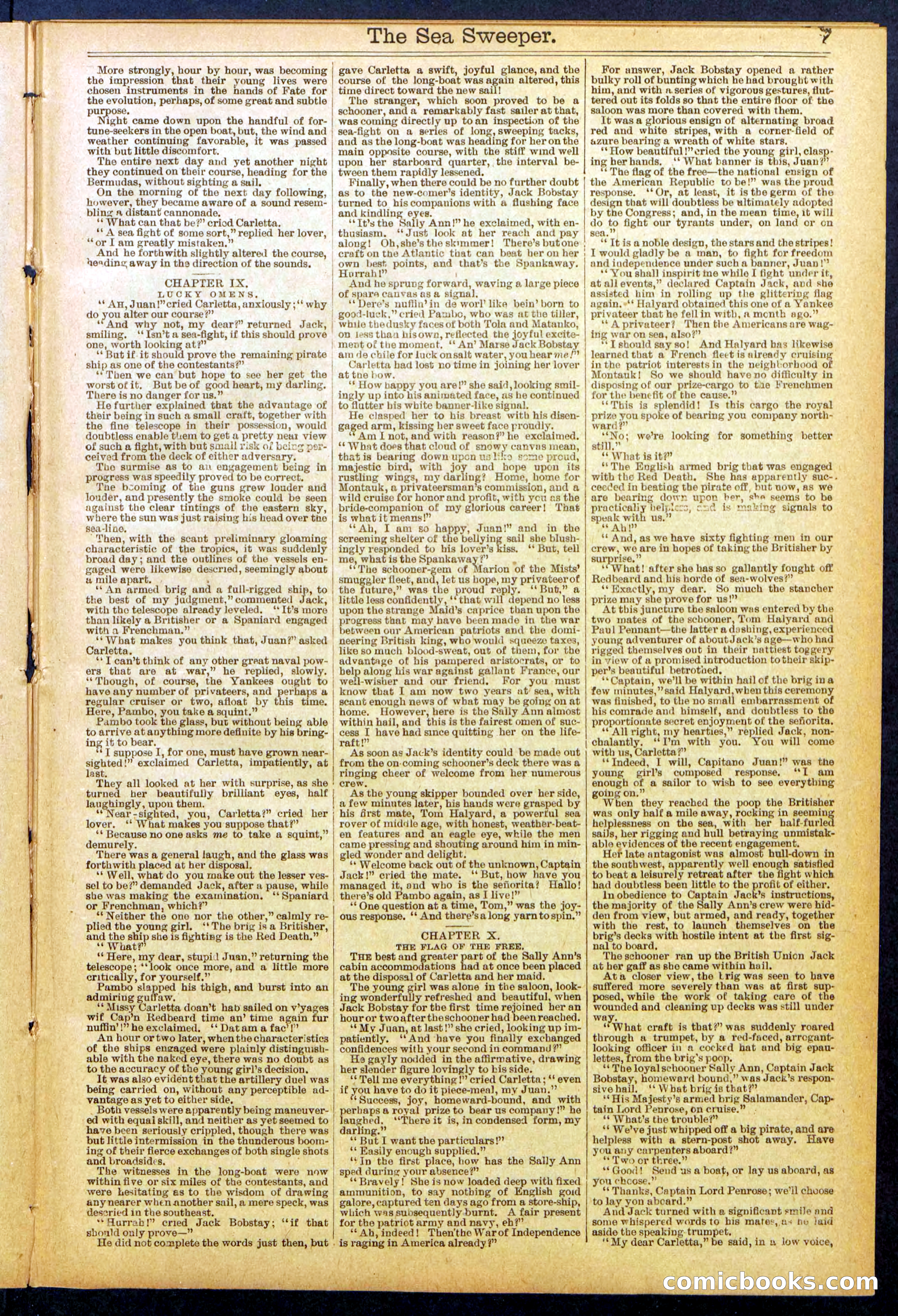Beadle's Dime Library No. 846 — page 7 of 32