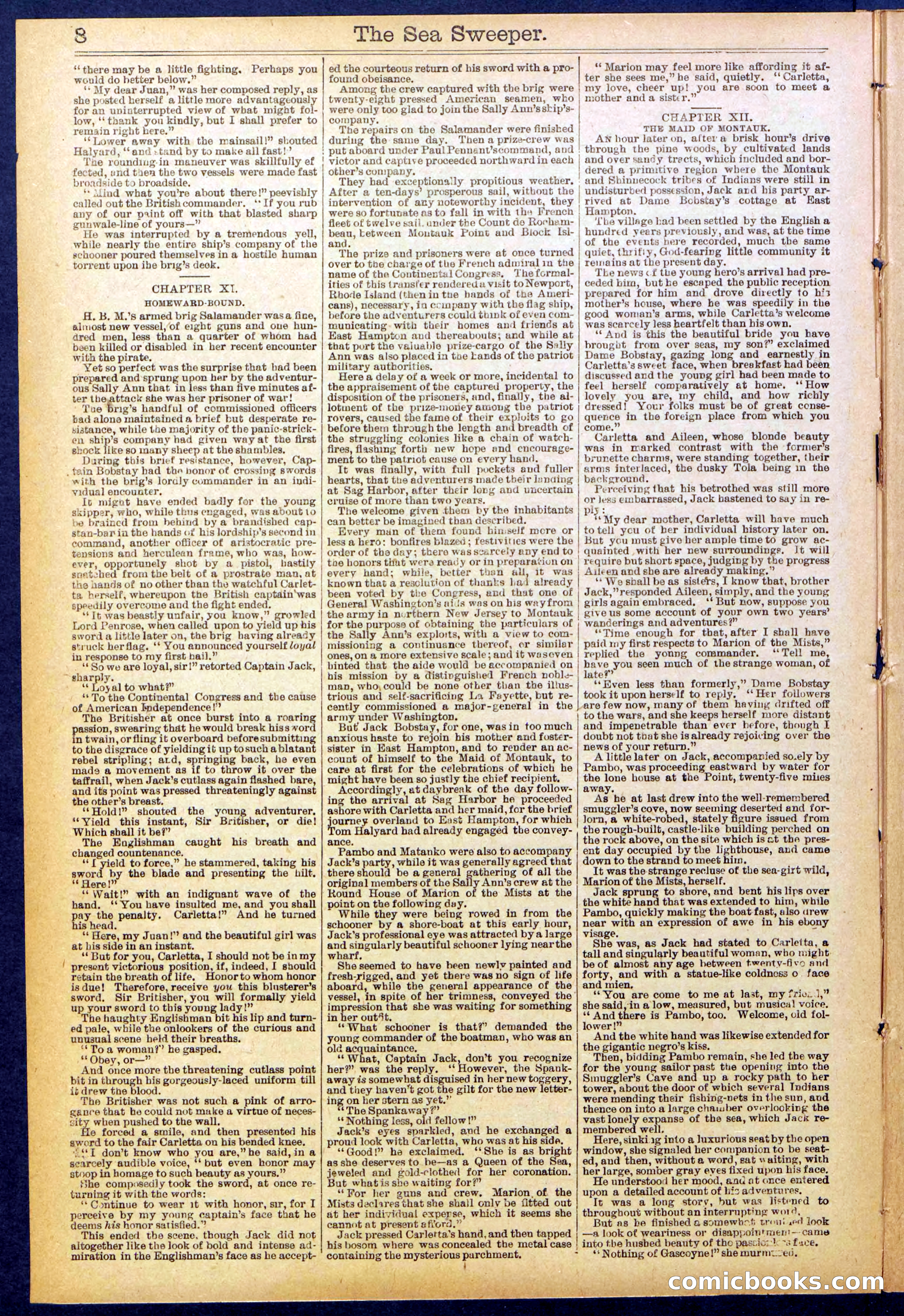 Beadle's Dime Library No. 846 — page 8 of 32