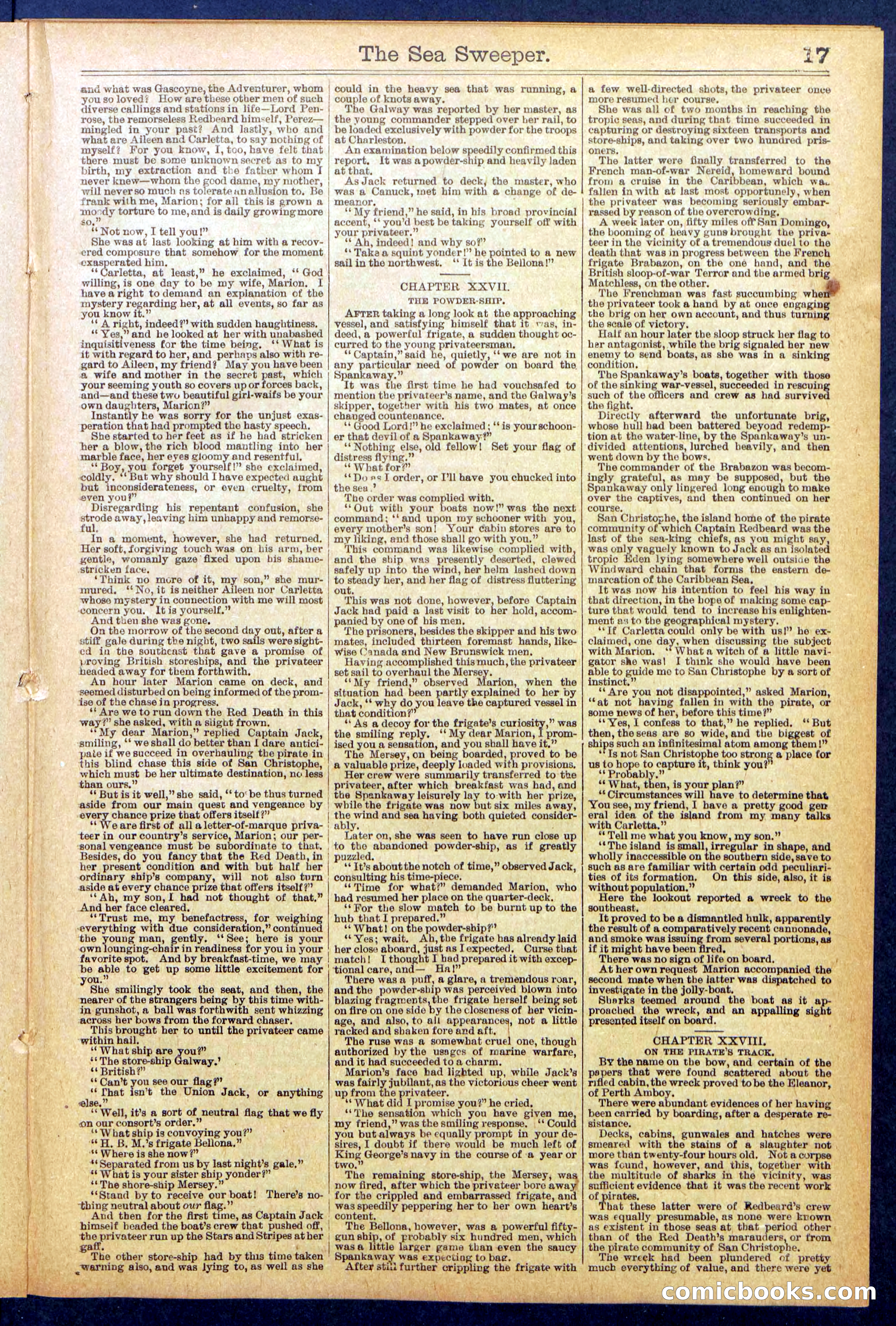Beadle's Dime Library No. 846 — page 17 of 32