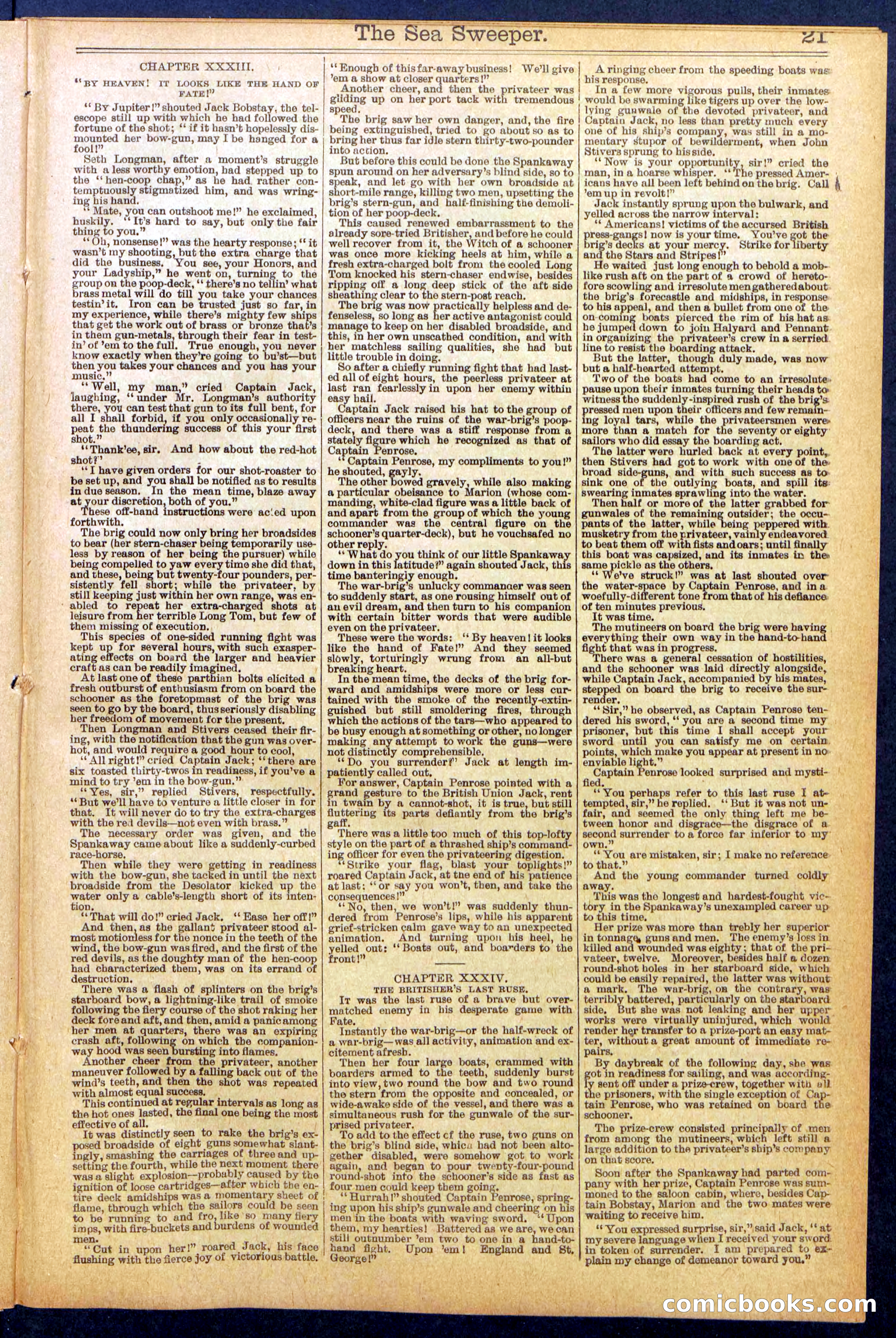 Beadle's Dime Library No. 846 — page 21 of 32