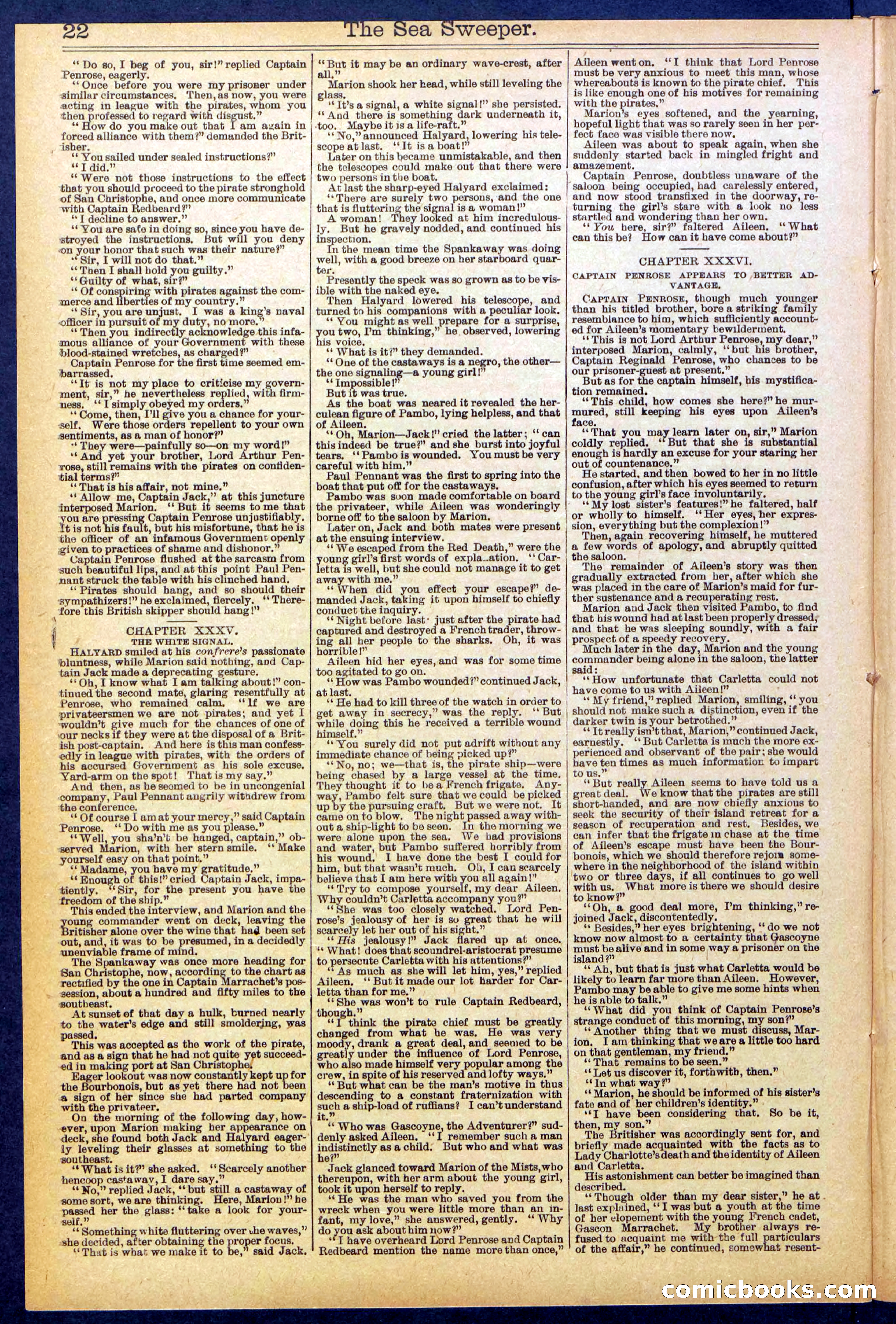 Beadle's Dime Library No. 846 — page 22 of 32