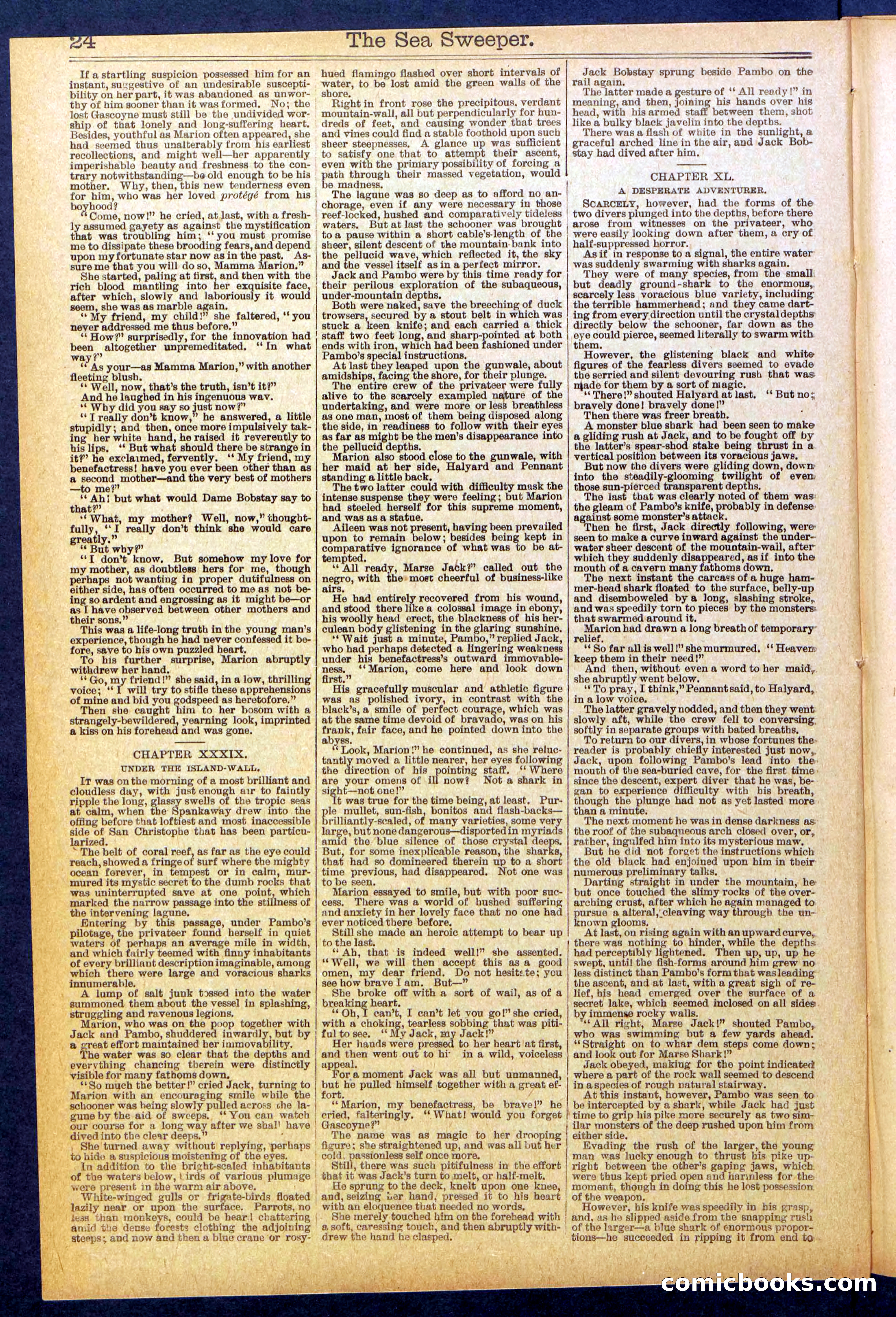 Beadle's Dime Library No. 846 — page 24 of 32