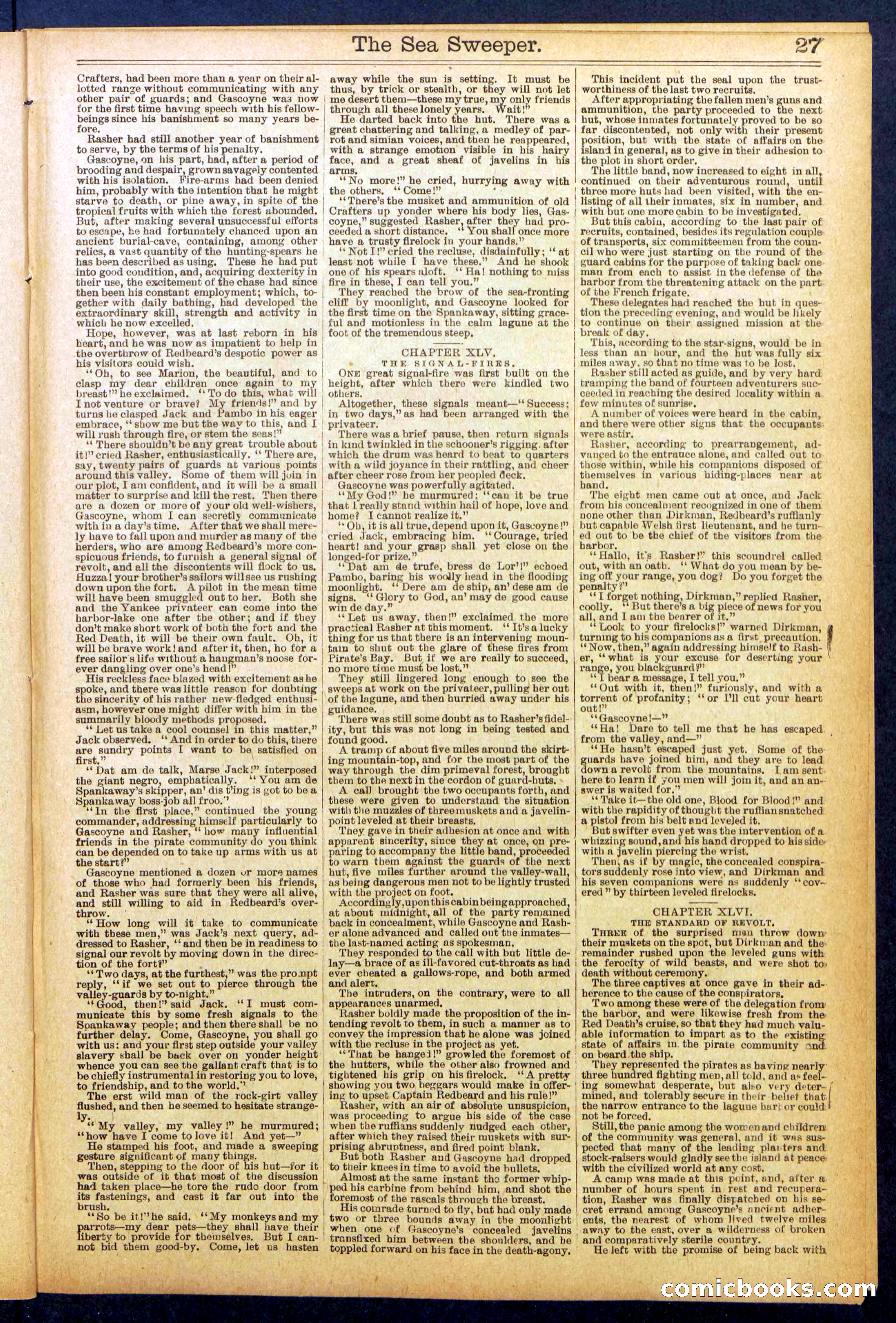 Beadle's Dime Library No. 846 — page 27 of 32
