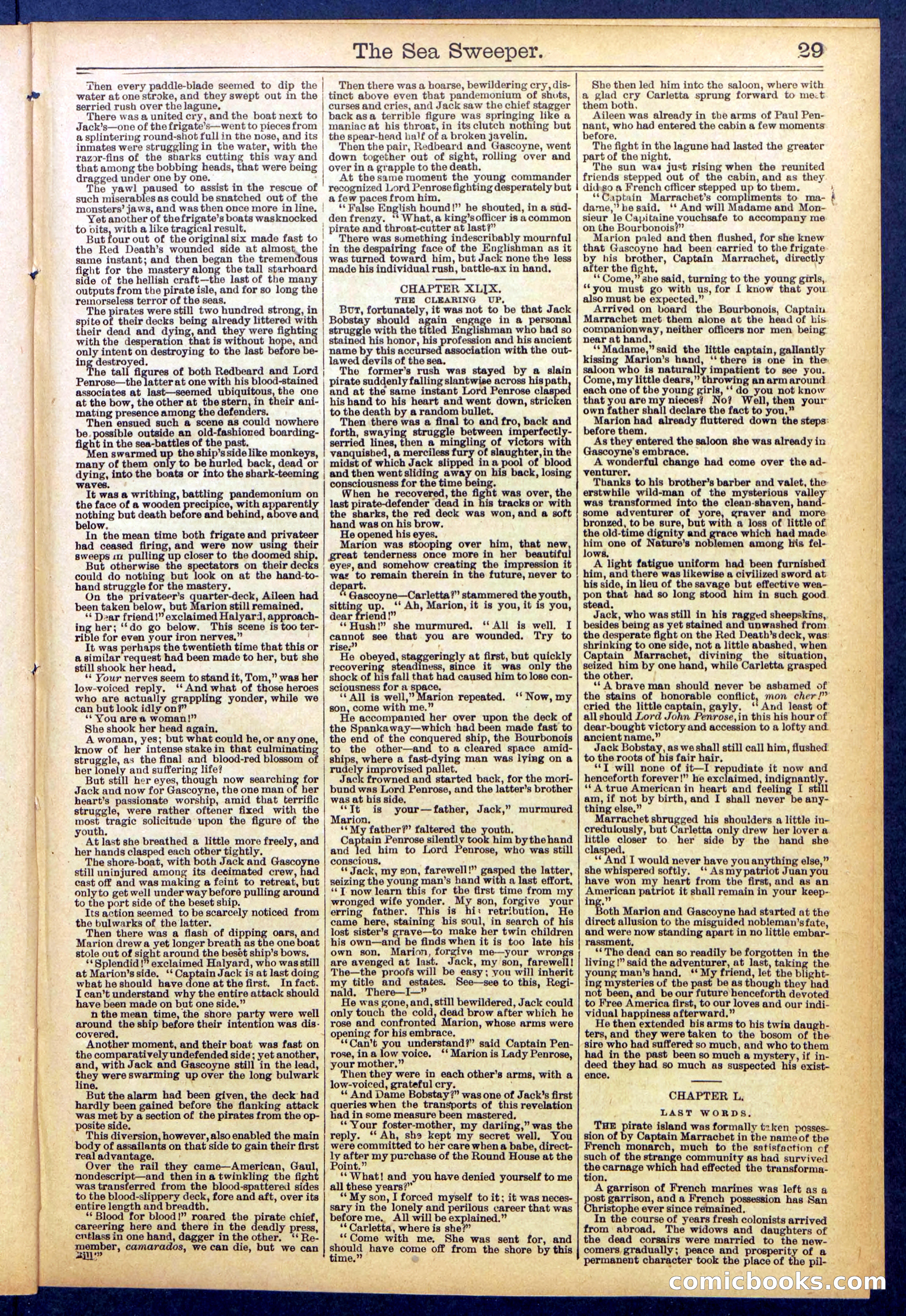 Beadle's Dime Library No. 846 — page 29 of 32