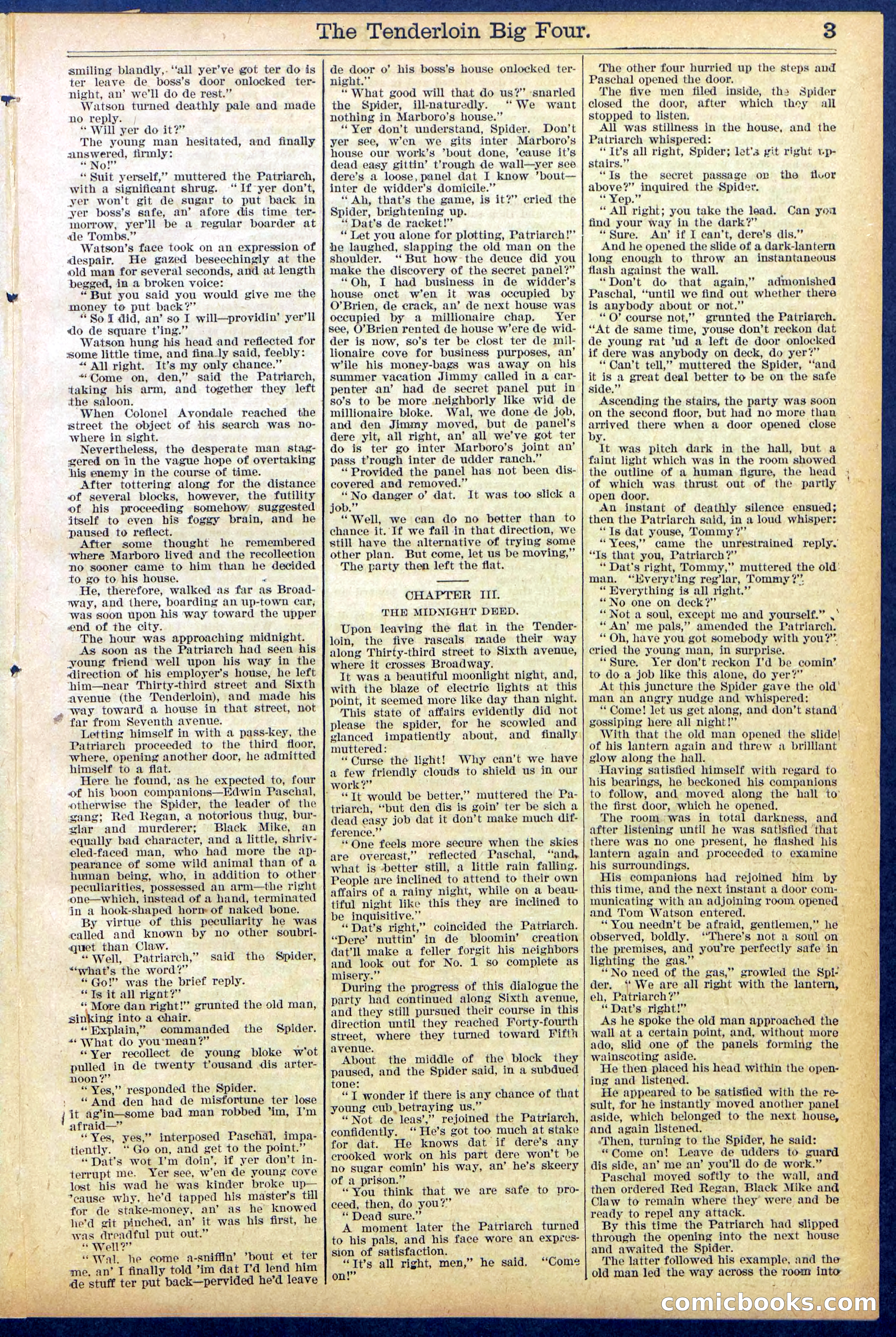 Beadle's New York Dime Library No. 861 — page 3 of 32