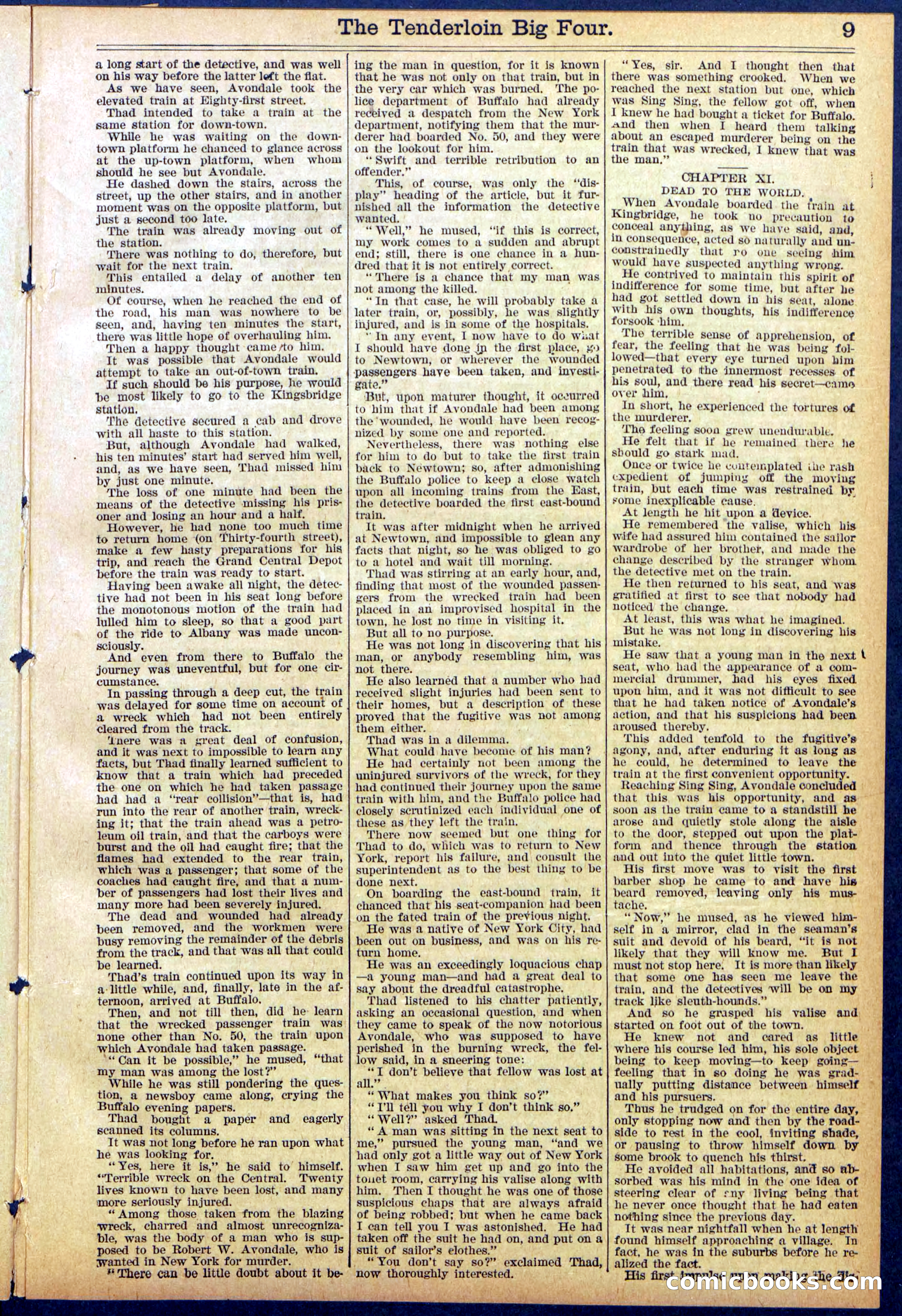 Beadle's New York Dime Library No. 861 — page 9 of 32