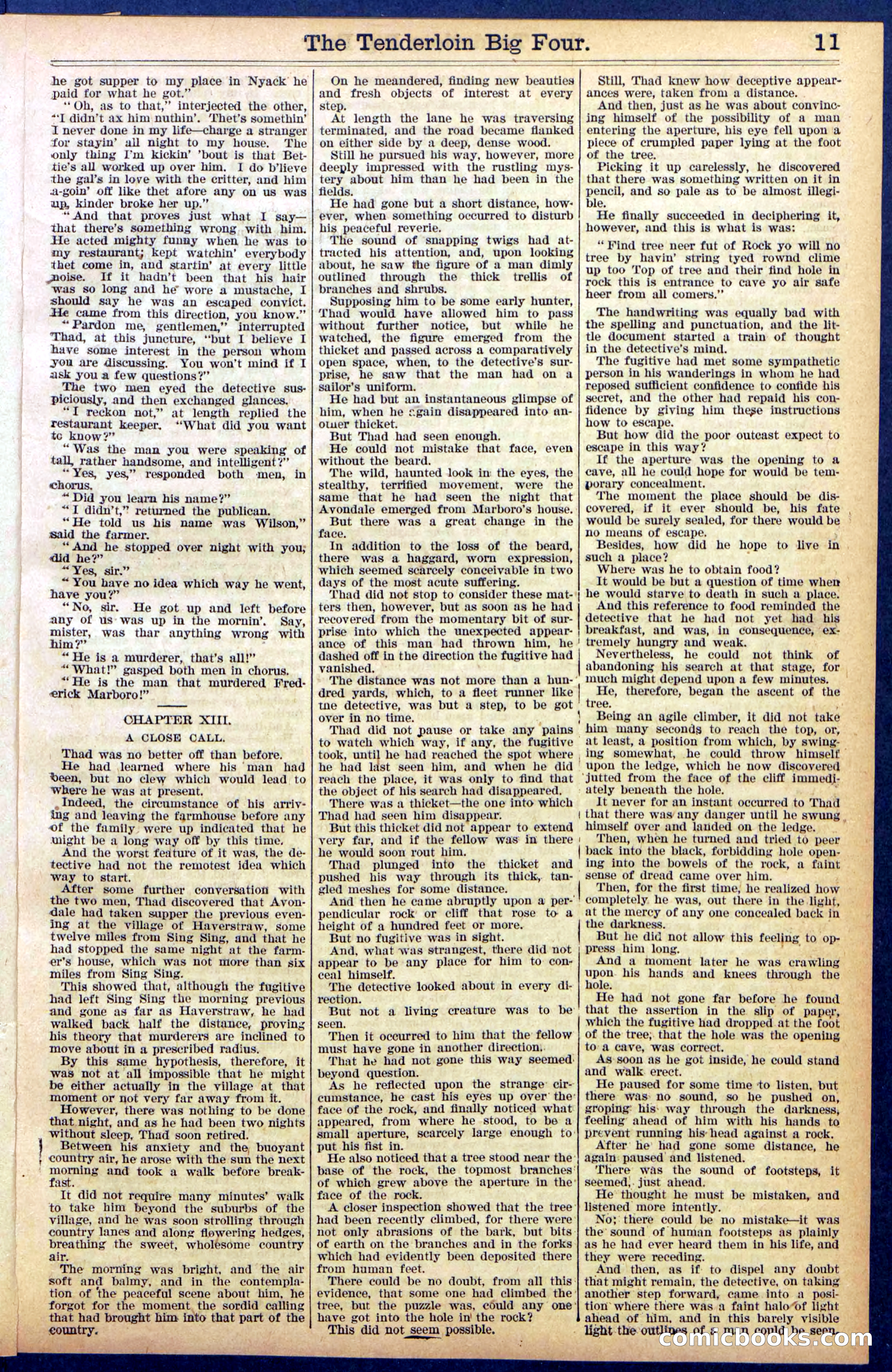 Beadle's New York Dime Library No. 861 — page 11 of 32