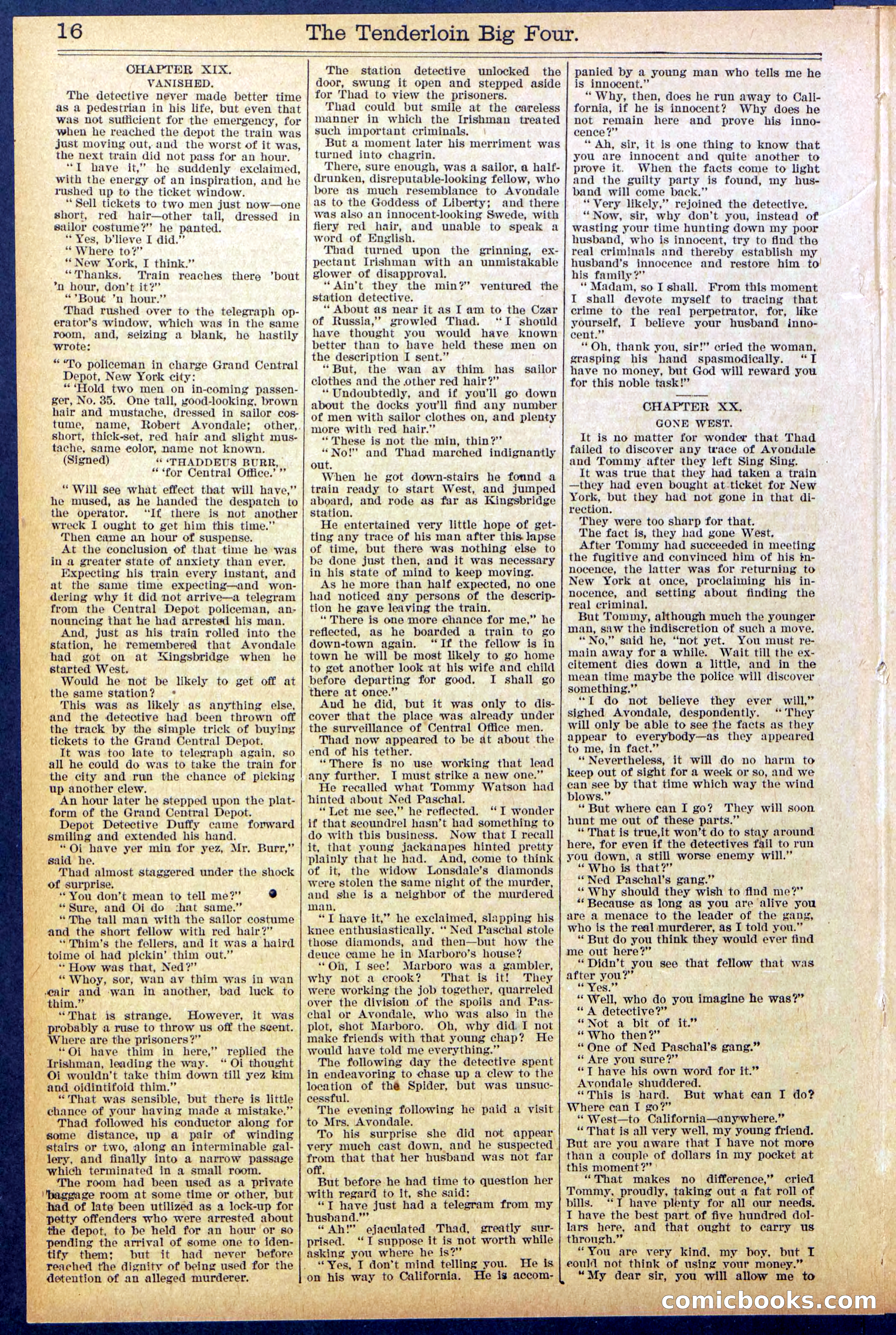 Beadle's New York Dime Library No. 861 — page 16 of 32